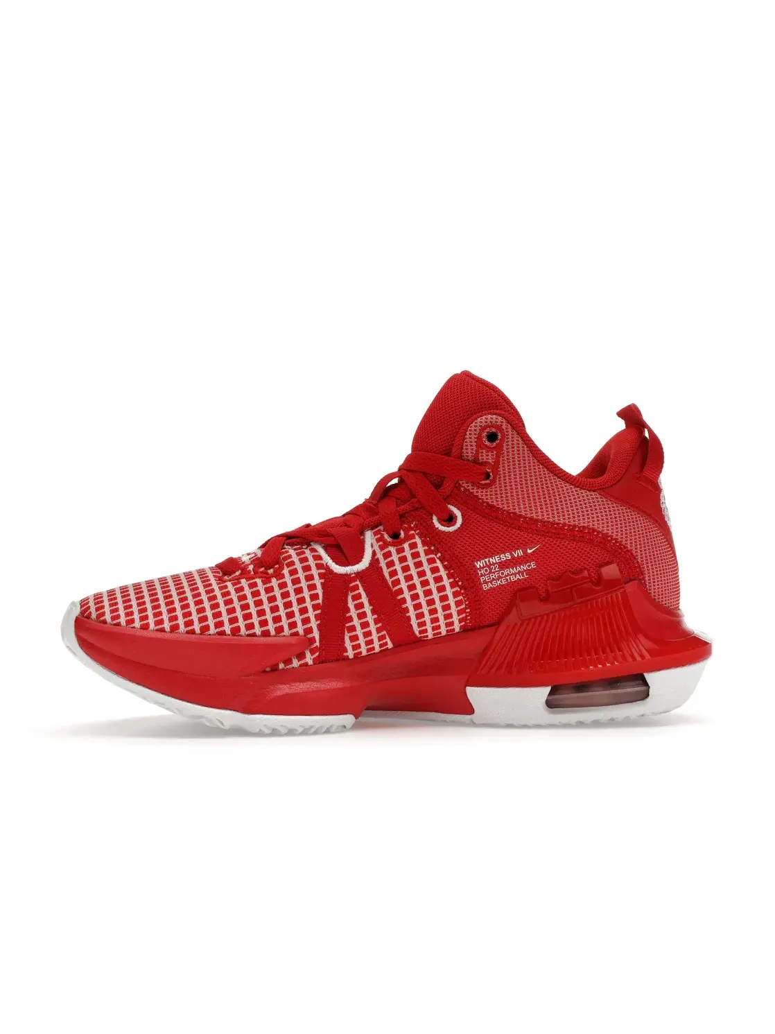 Мужские кроссовки для баскетбола Nike LeBron Witness 7 TB — изображение 3 из 4, красный/красный/белый
