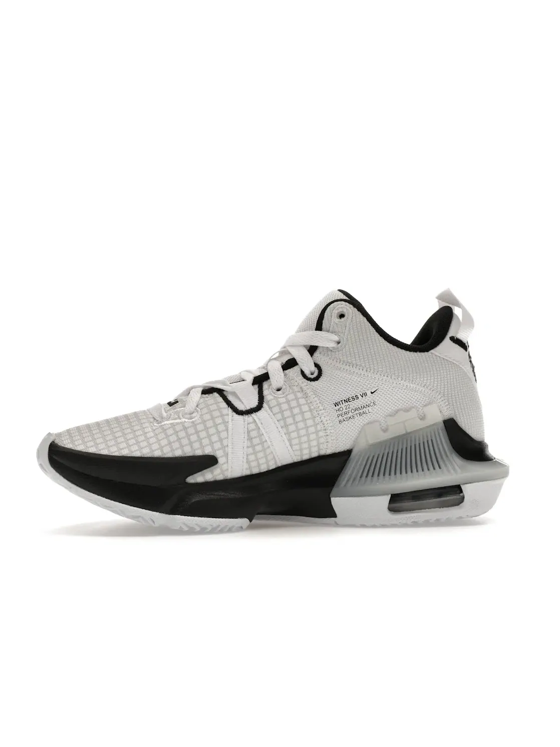 Мужские кроссовки для баскетбола Nike LeBron Witness 7 TB — изображение 3 из 4, белый/черный/черный