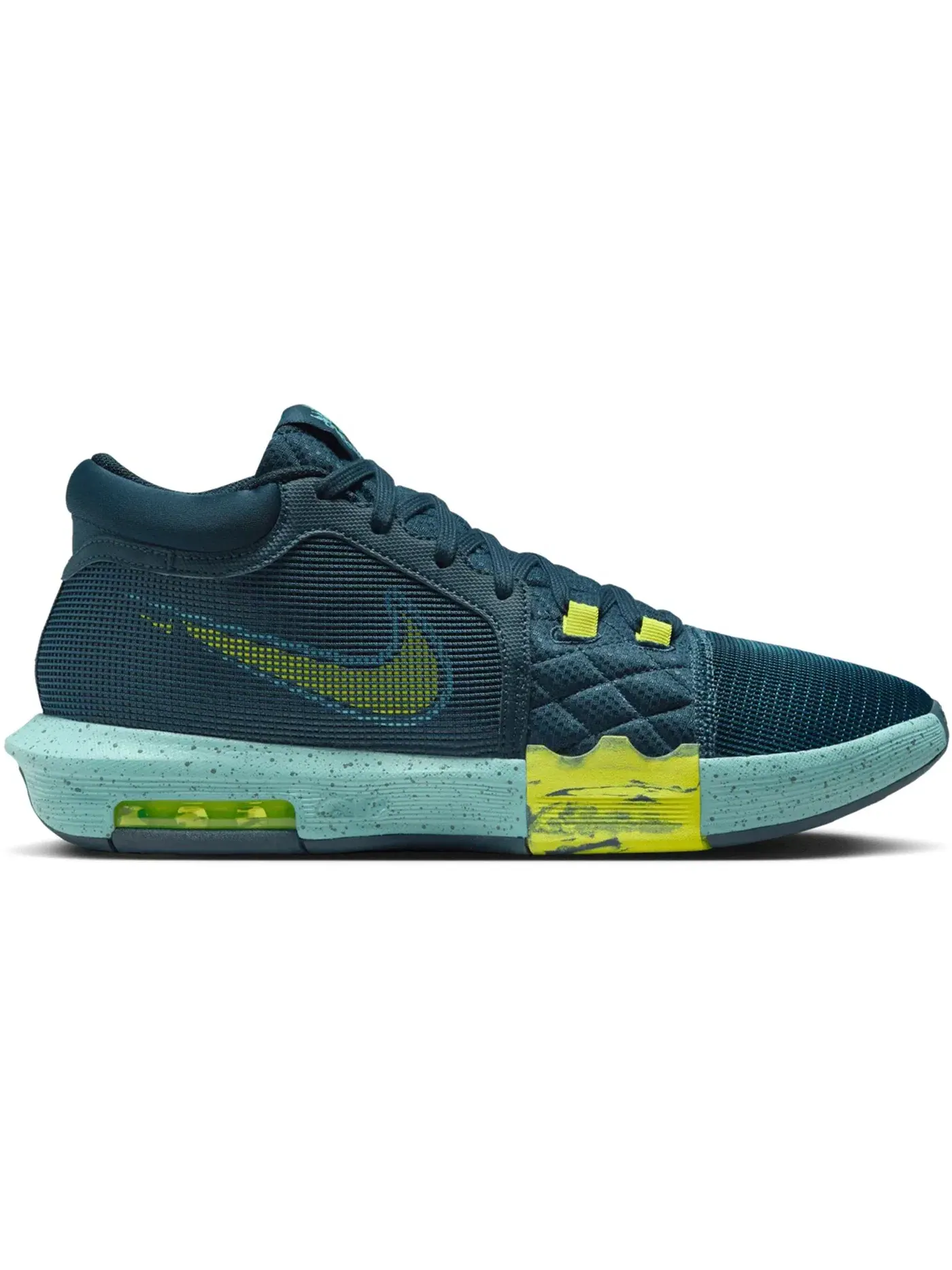 Мужские кроссовки для баскетбола Nike LeBron Witness 8 — изображение 1 из 1, темно-синий/зеленый