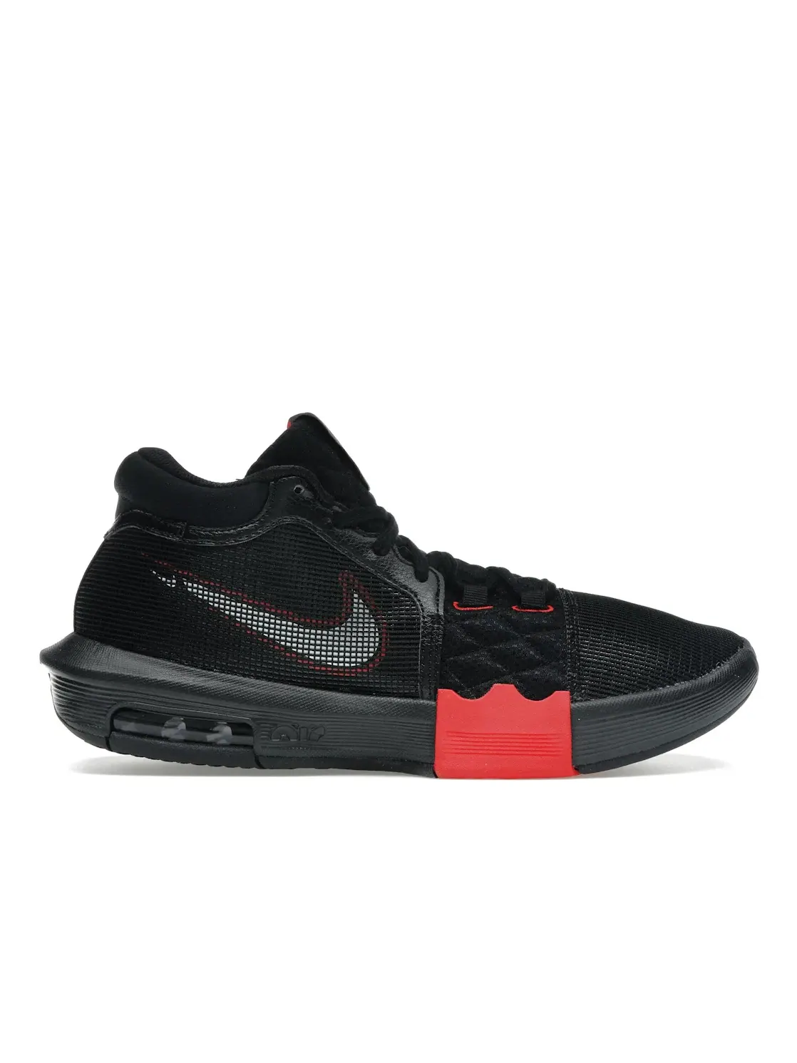 Мужские кроссовки для баскетбола Nike LeBron Witness 8 — изображение 1 из 3, черный/красный/белый