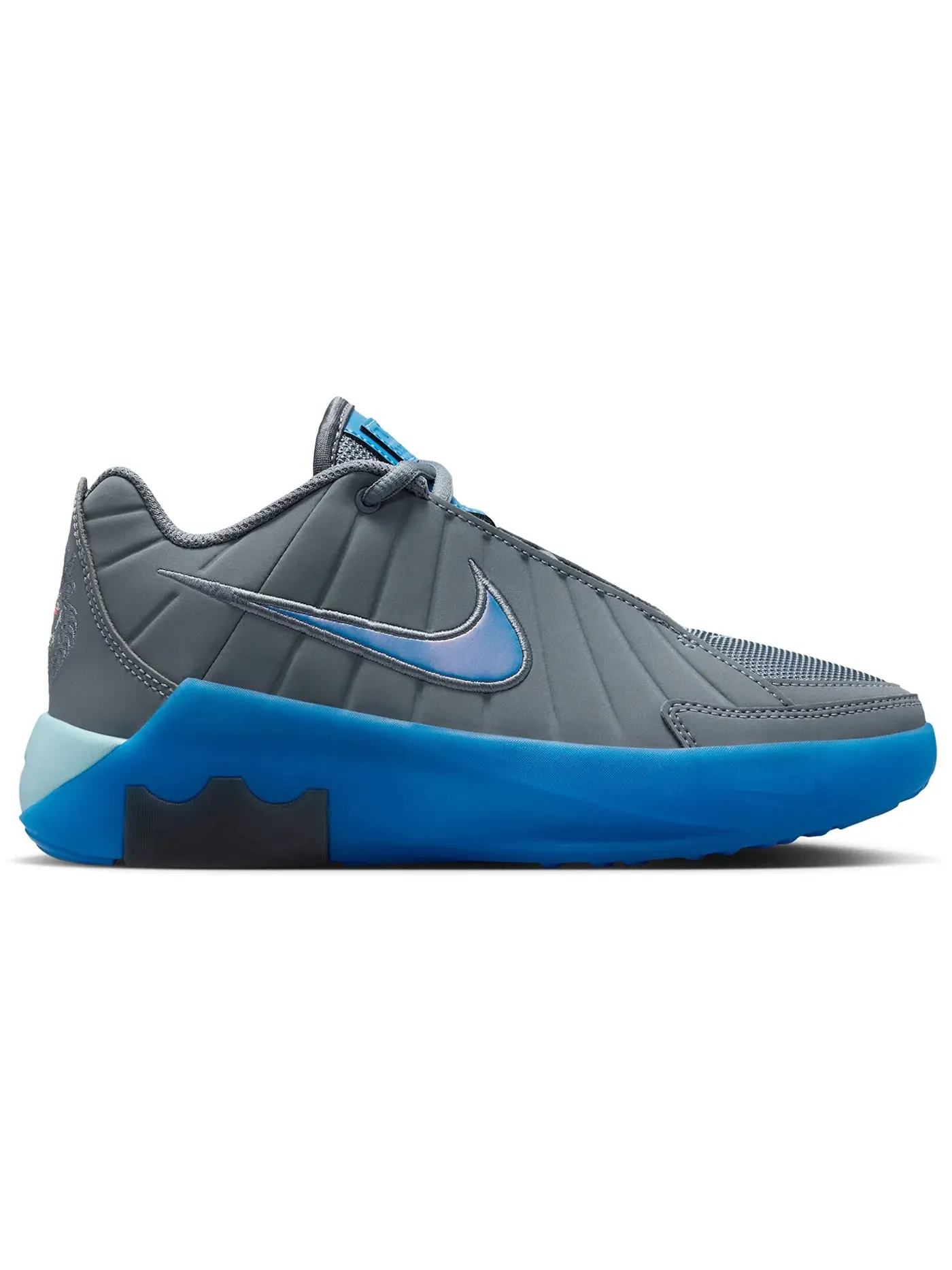 Детские кроссовки для баскетбола Nike LeBron Witness 9 — изображение 1 из 1, серый/синий//синий