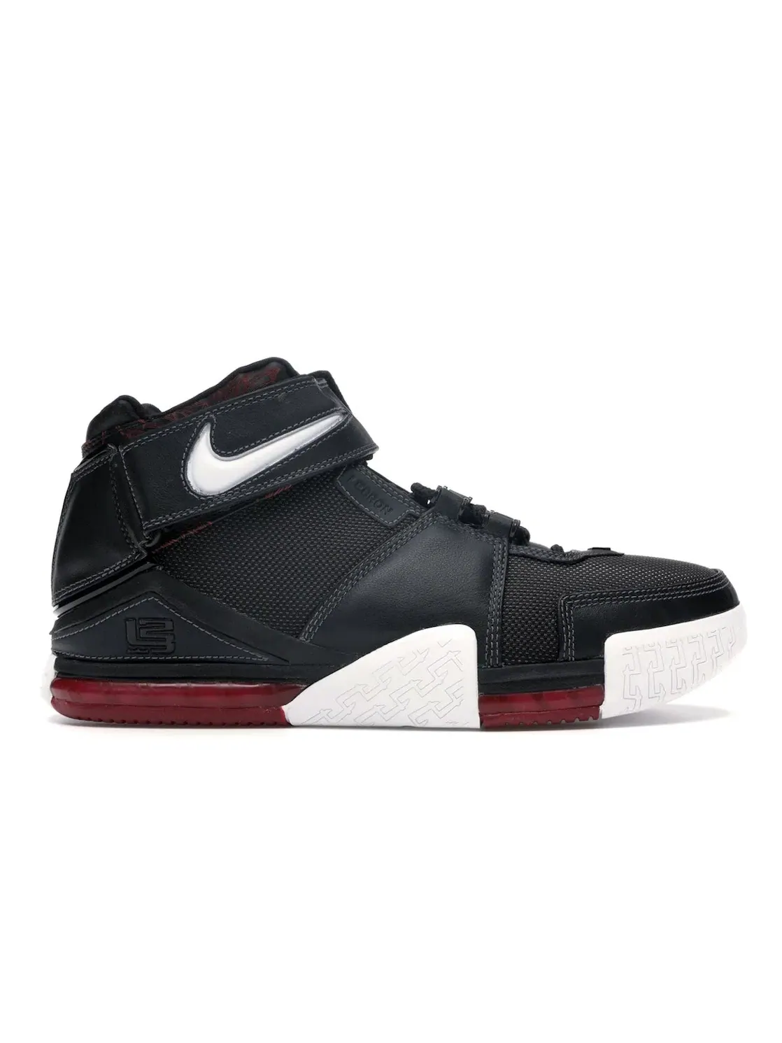 Мужские кроссовки для баскетбола Nike LeBron Zoom 2 — изображение 1 из 4, черный/белый/красный