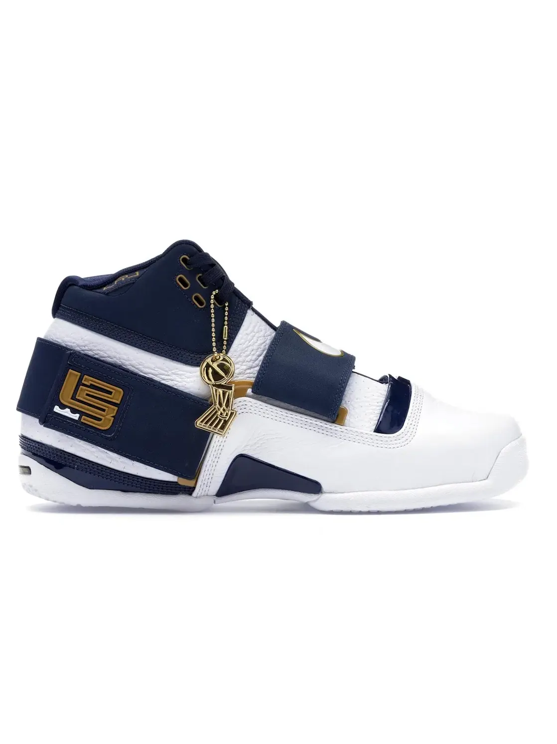 Мужские кроссовки для баскетбола с ремешком Nike LeBron Zoom Soldier 1 — изображение 1 из 4