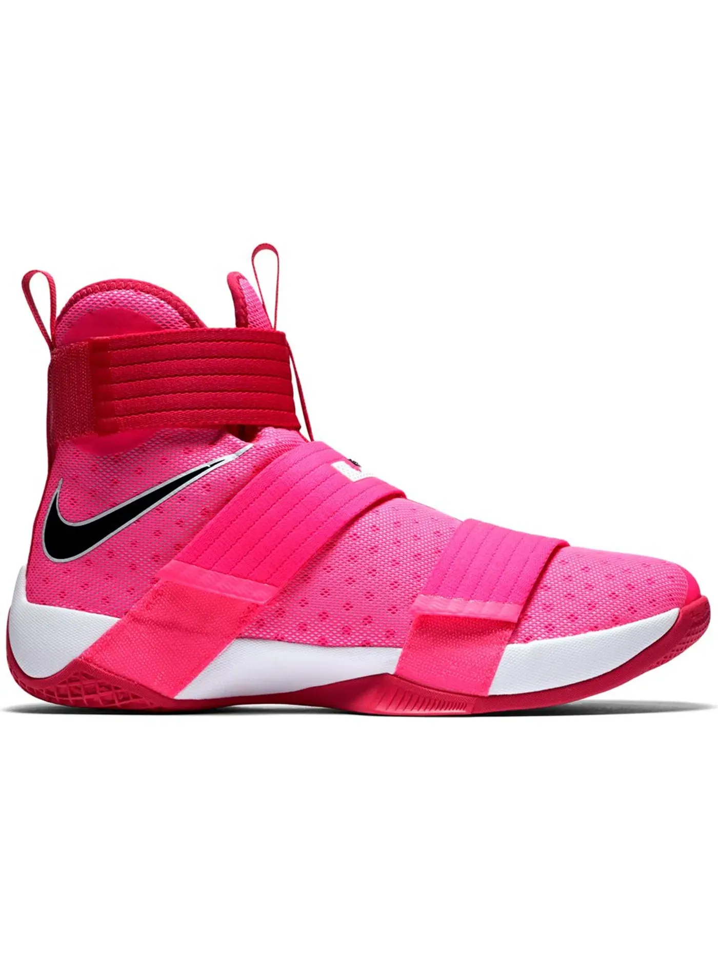 Мужские кроссовки для баскетбола Nike LeBron Zoom Soldier 10 — изображение 1 из 1, розовый/черный-розовый