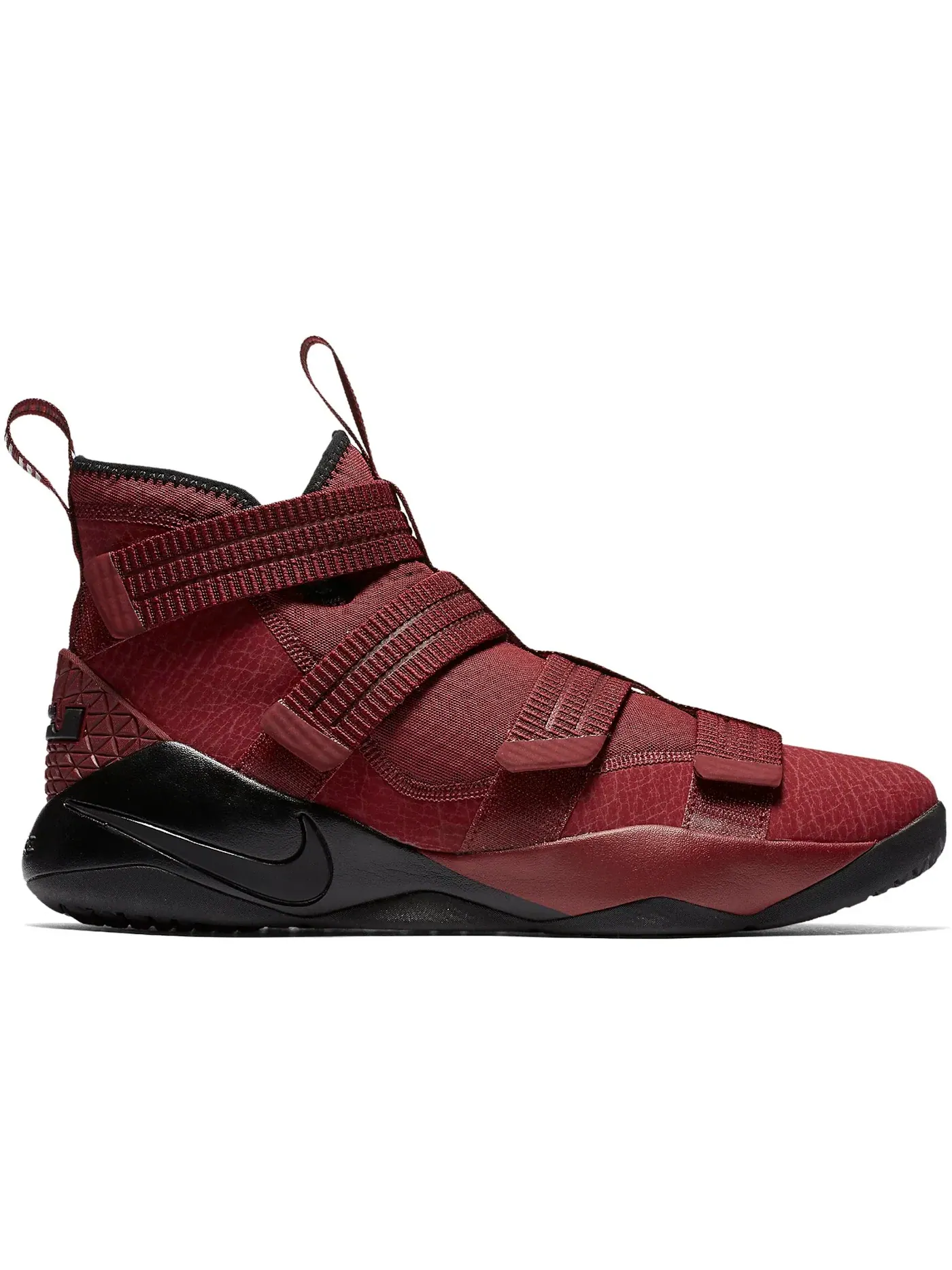 Мужские кроссовки для баскетбола Nike LeBron Zoom Soldier 11 — изображение 1 из 1, красный/черный-белый