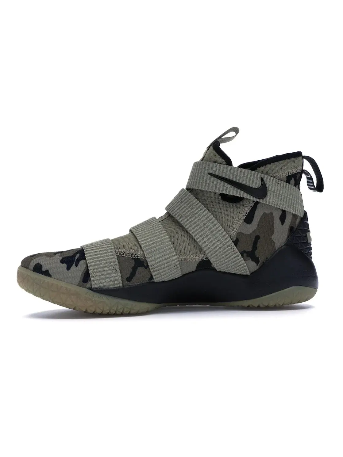 Мужские кроссовки для баскетбола Nike LeBron Zoom Soldier 11 — изображение 3 из 4, оливковый