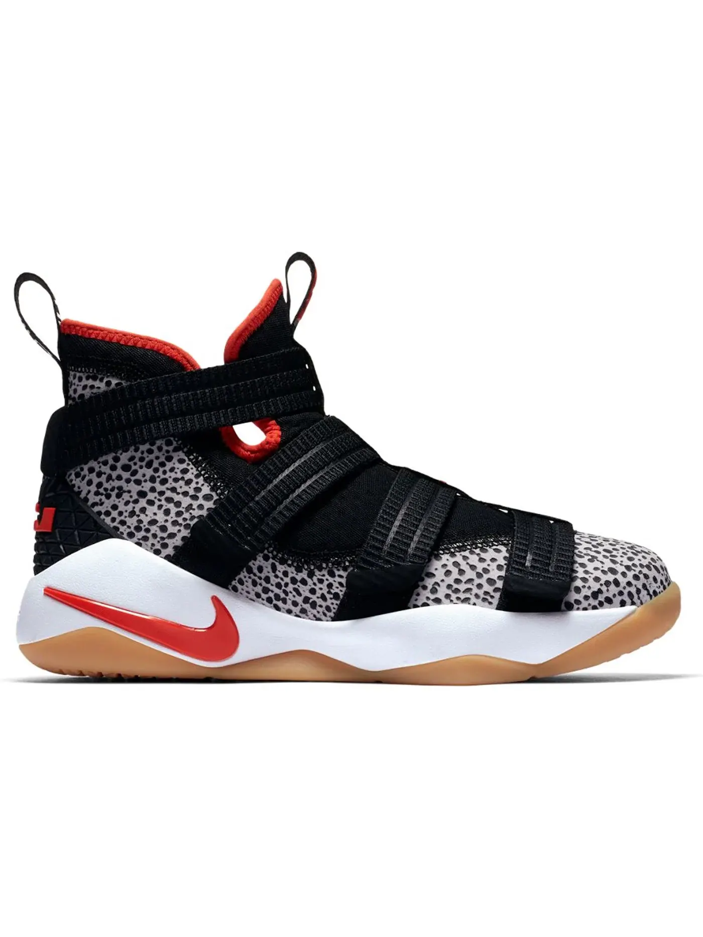 Детские кроссовки для мальчиков с высокой посадкой Nike LeBron Zoom Soldier 11 — изображение 1 из 1