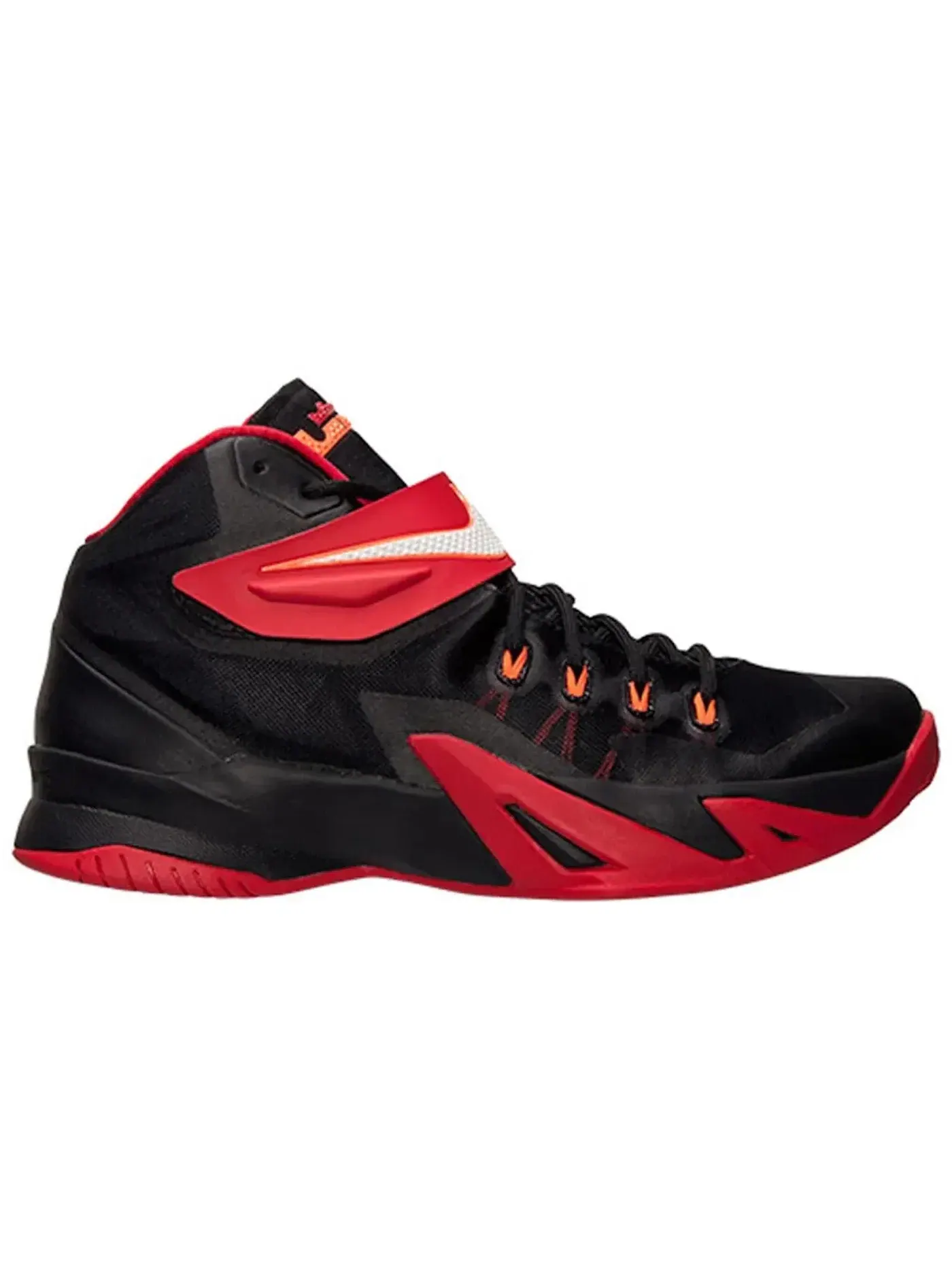 Мужские кроссовки для баскетбола Nike LeBron Zoom Soldier 8 — изображение 1 из 1, черный/красный/белый