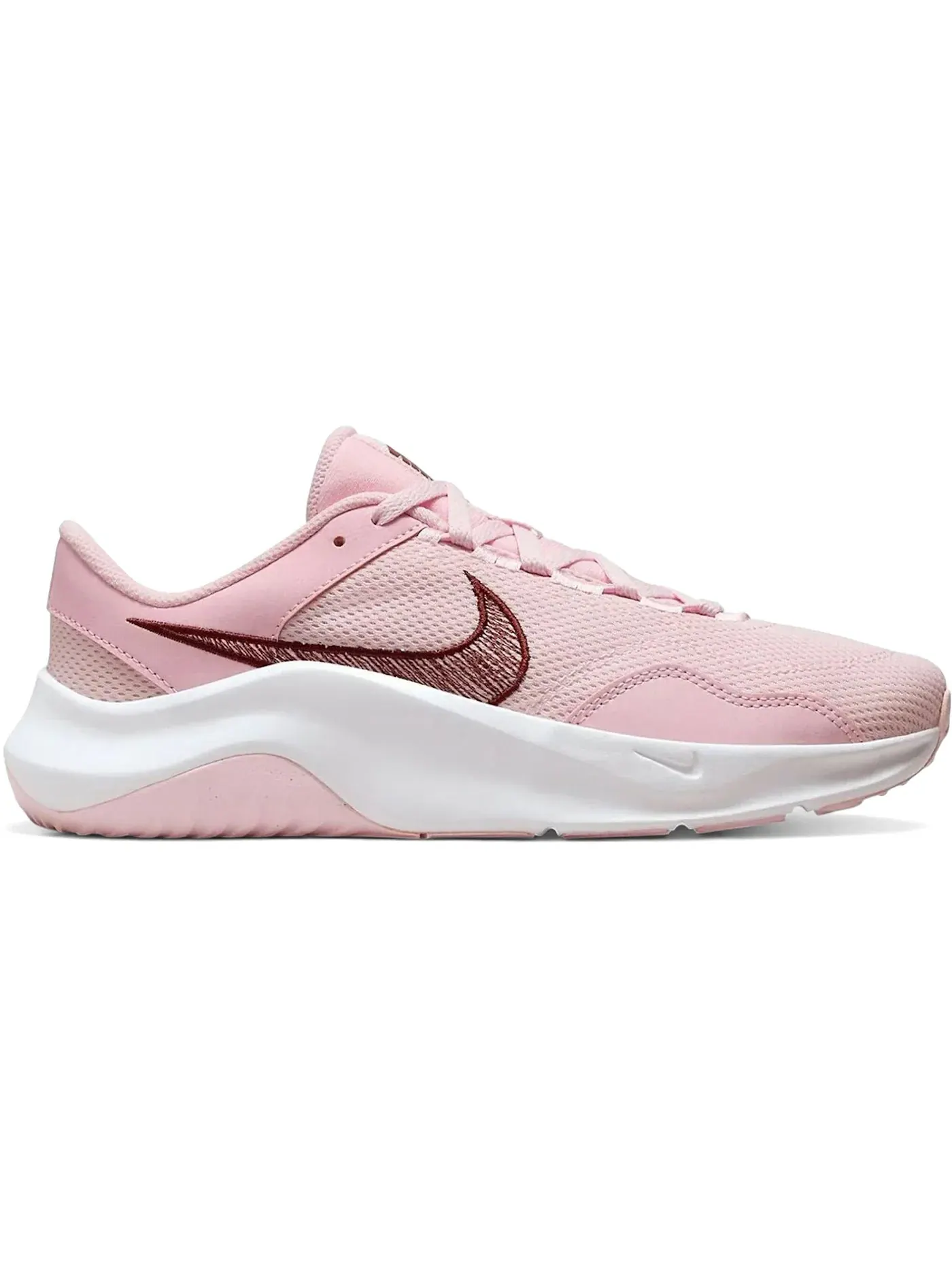 Женские кроссовки для бега Nike Legend Essential 3 Next Nature — изображение 1 из 1, розовый/темный красный