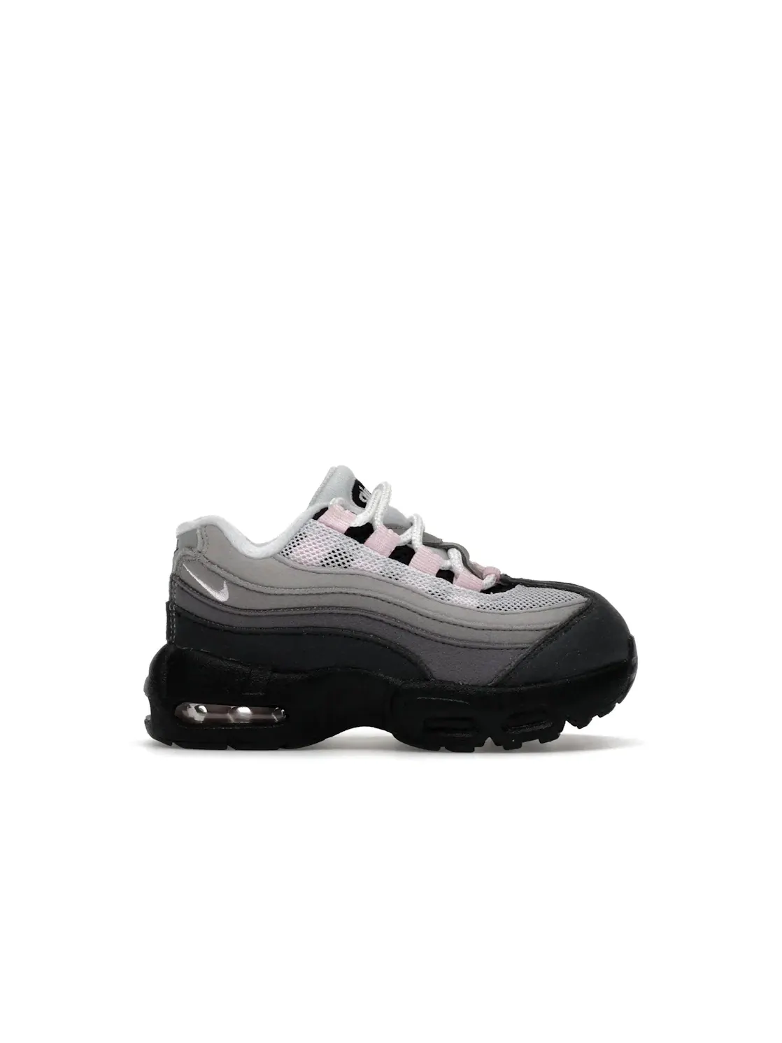 Детские кроссовки с контрастными вставками Nike Little Max '95 Nike — изображение 1 из 4, черный/розовый/серый