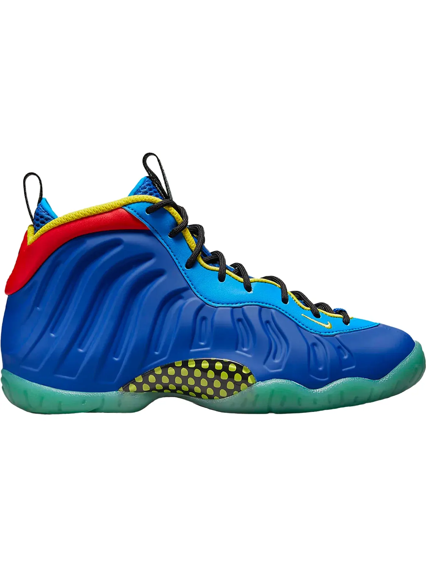 Детские кроссовки Lifestyle Nike Little Posite One — изображение 1 из 1, синий/зеленый/желтый