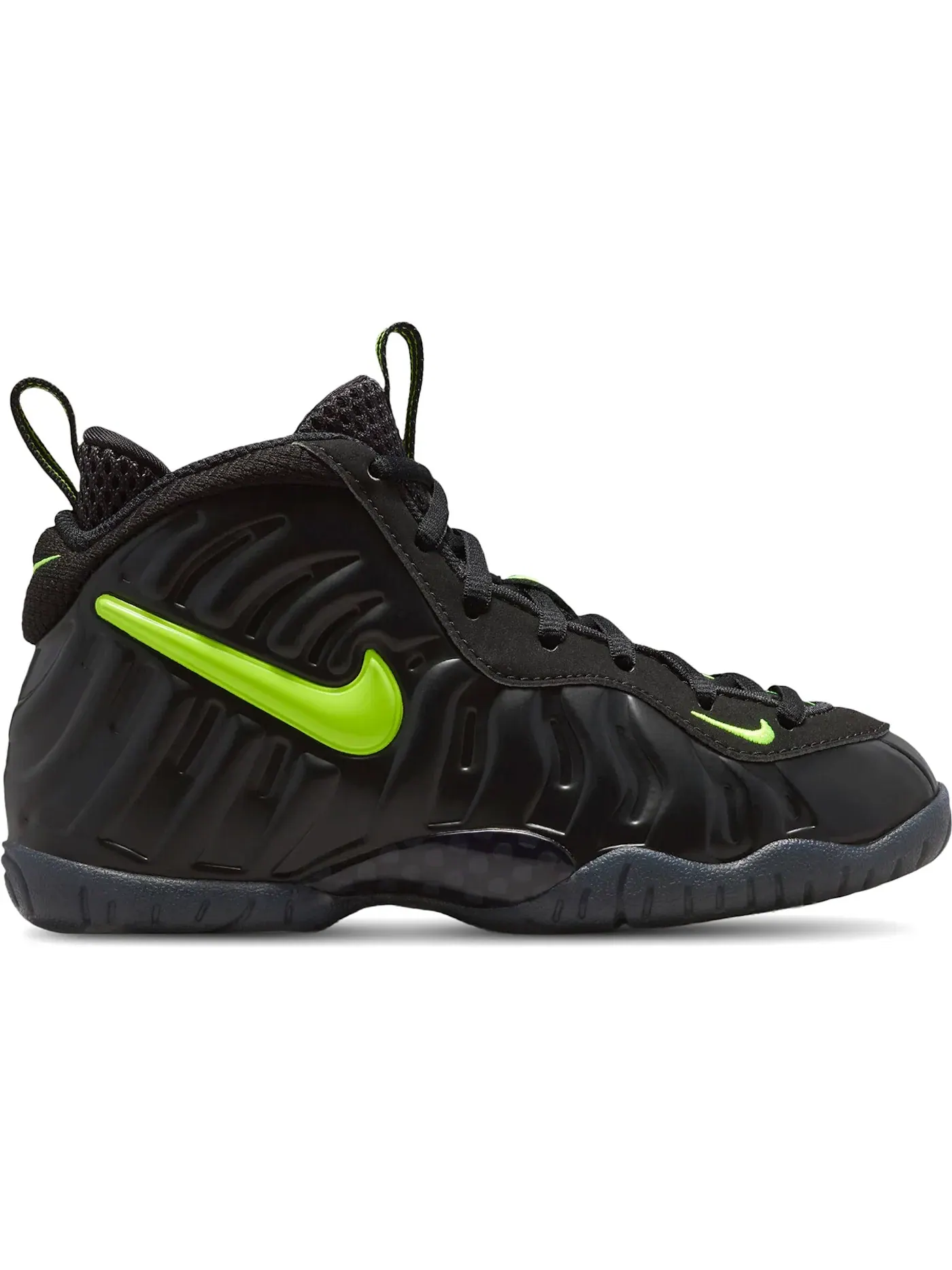 Детские кроссовки с принтом Nike Little Posite Pro Voltage — изображение 1 из 1, черный желтый