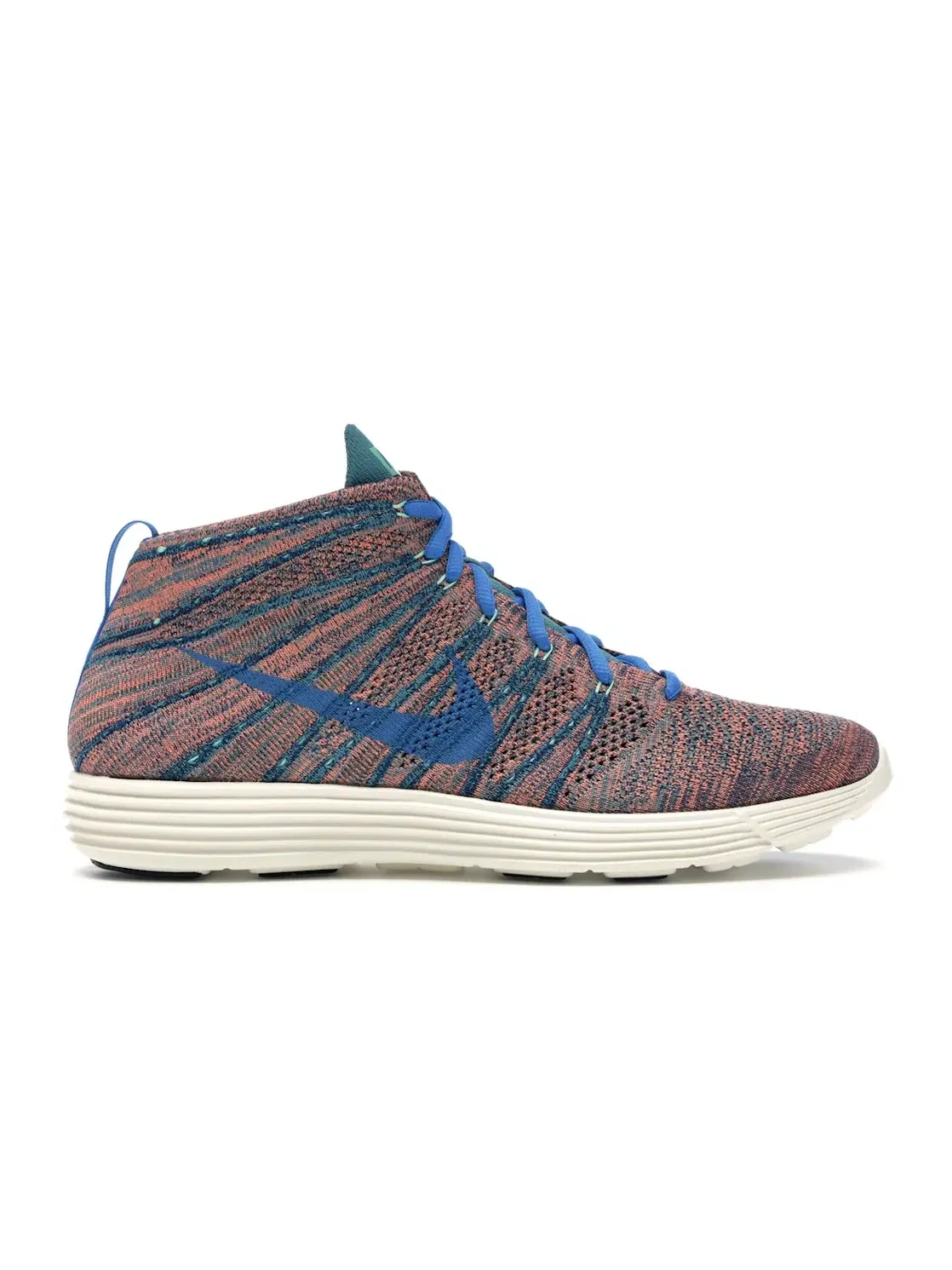 Мужские кроссовки для повседневной носки Nike Lunar Flyknit Chukka — изображение 1 из 4, синий/синий---зеленый