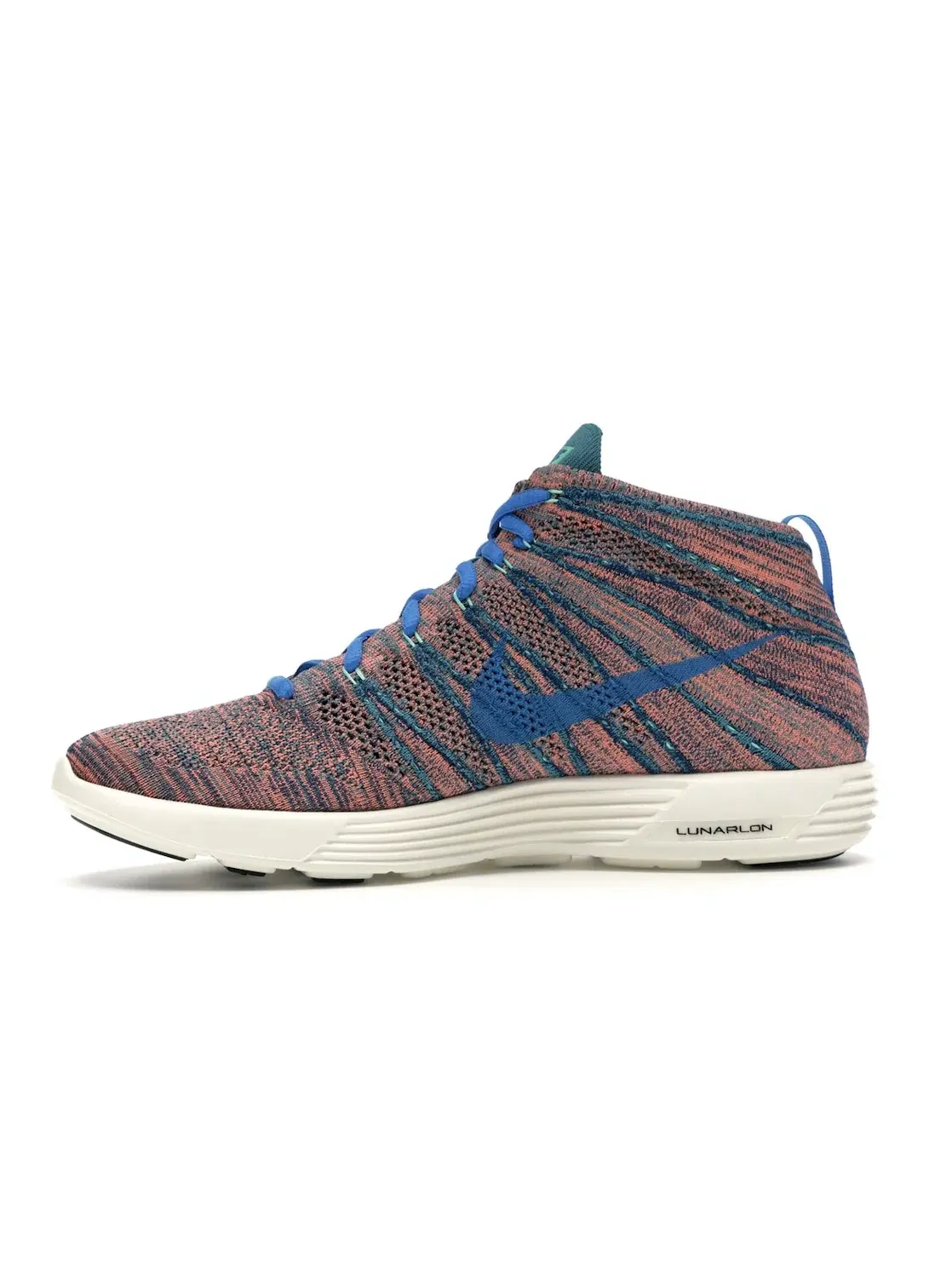 Мужские кроссовки для повседневной носки Nike Lunar Flyknit Chukka — изображение 3 из 4, синий/синий---зеленый