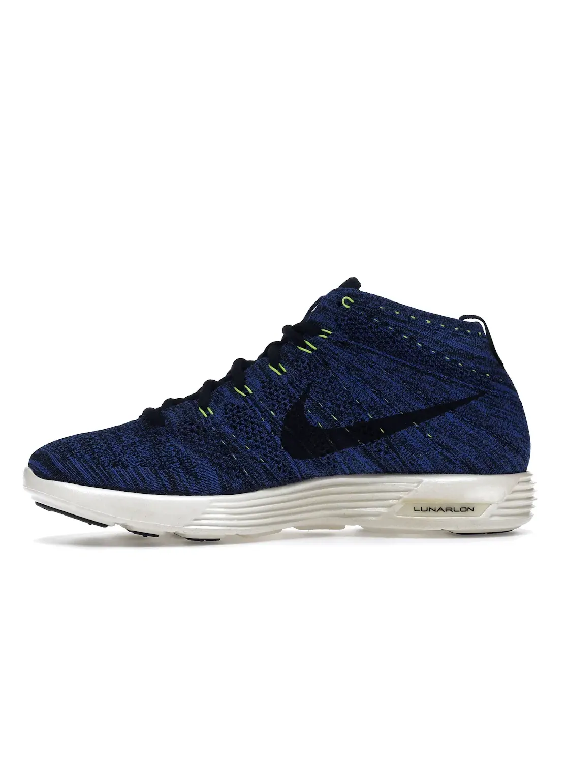 Мужские кроссовки Lifestyle Nike Lunar Flyknit Chukka, Dark Obsidian/Dark Obsidian-Gym Royal-Sail — изображение 3 из 4
