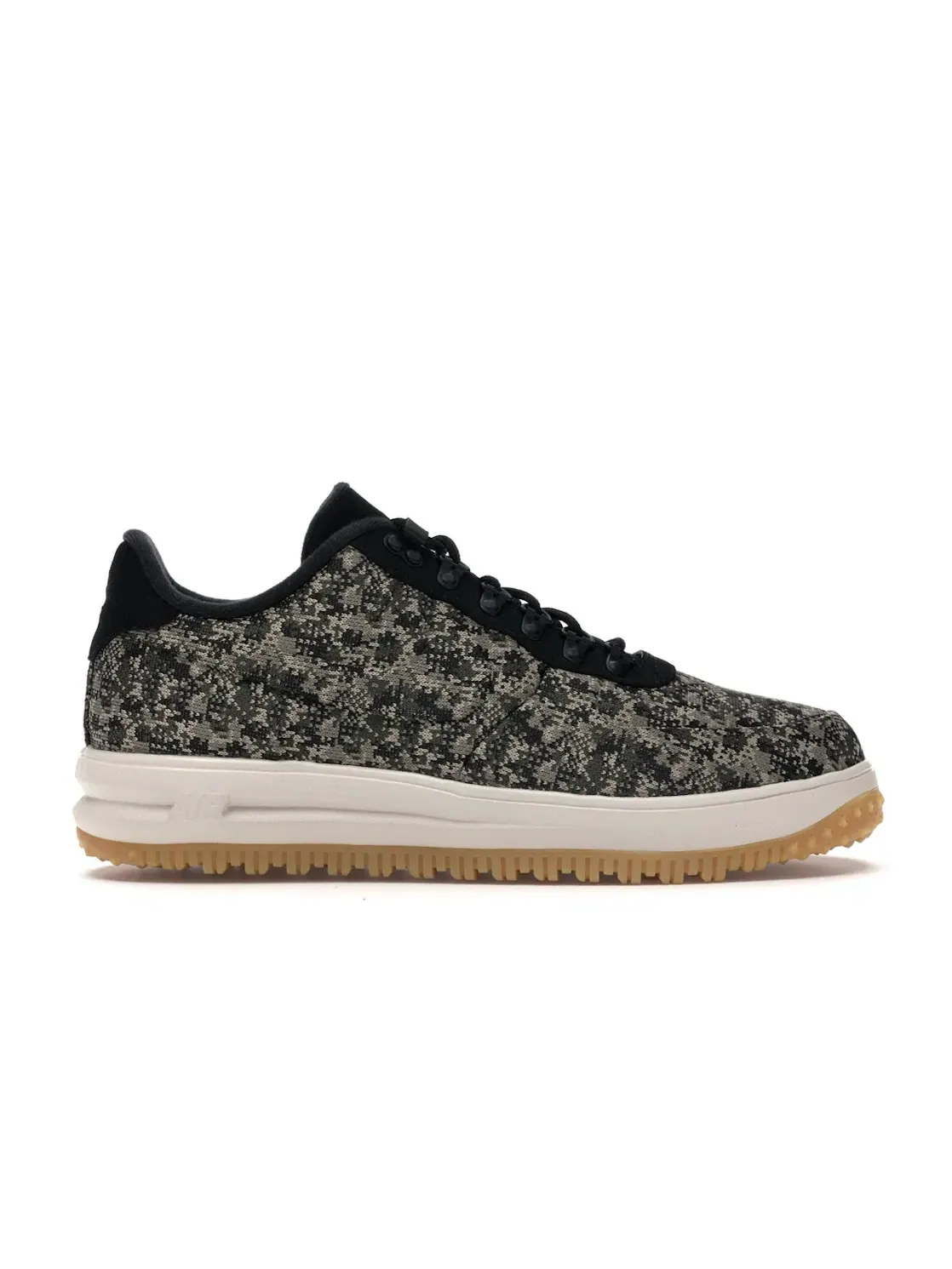 Мужские ботинки с принтом Nike Lunar Force 1 Duckboot Low Nike — изображение 1 из 4, черный/-песочный-хаки