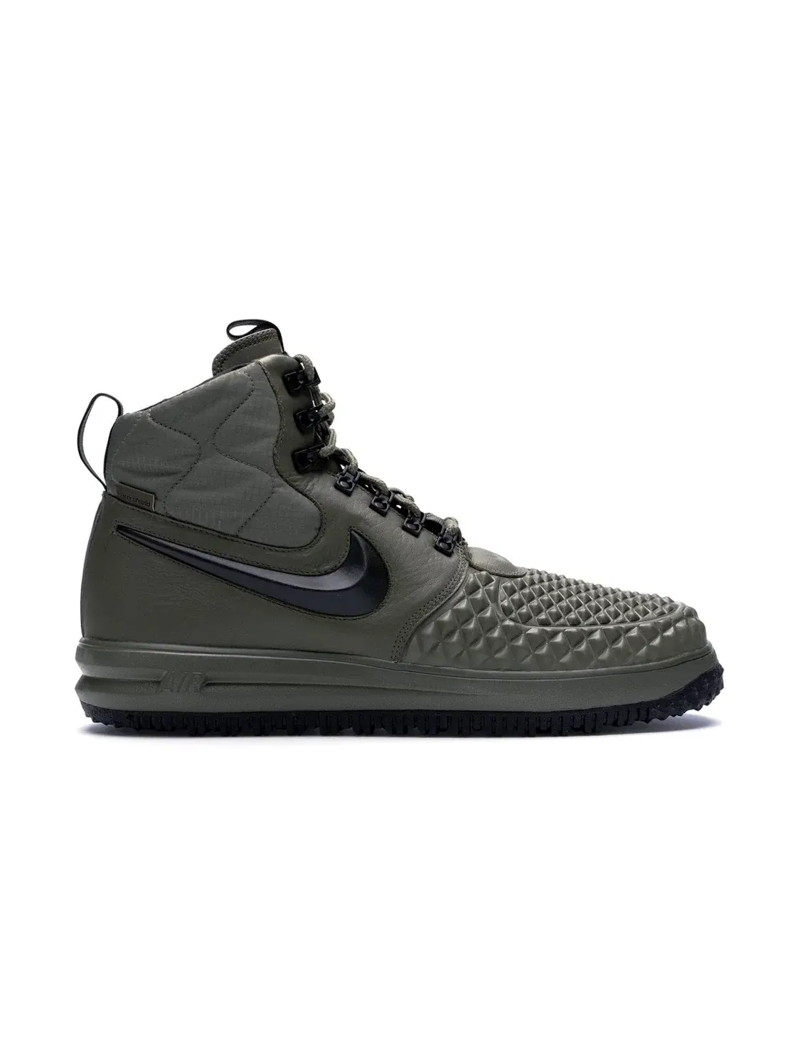 Мужские ботинки водонепроницаемые Nike Lunar Force 1 Duckboot — изображение 1 из 4, оливковый/черный-серый