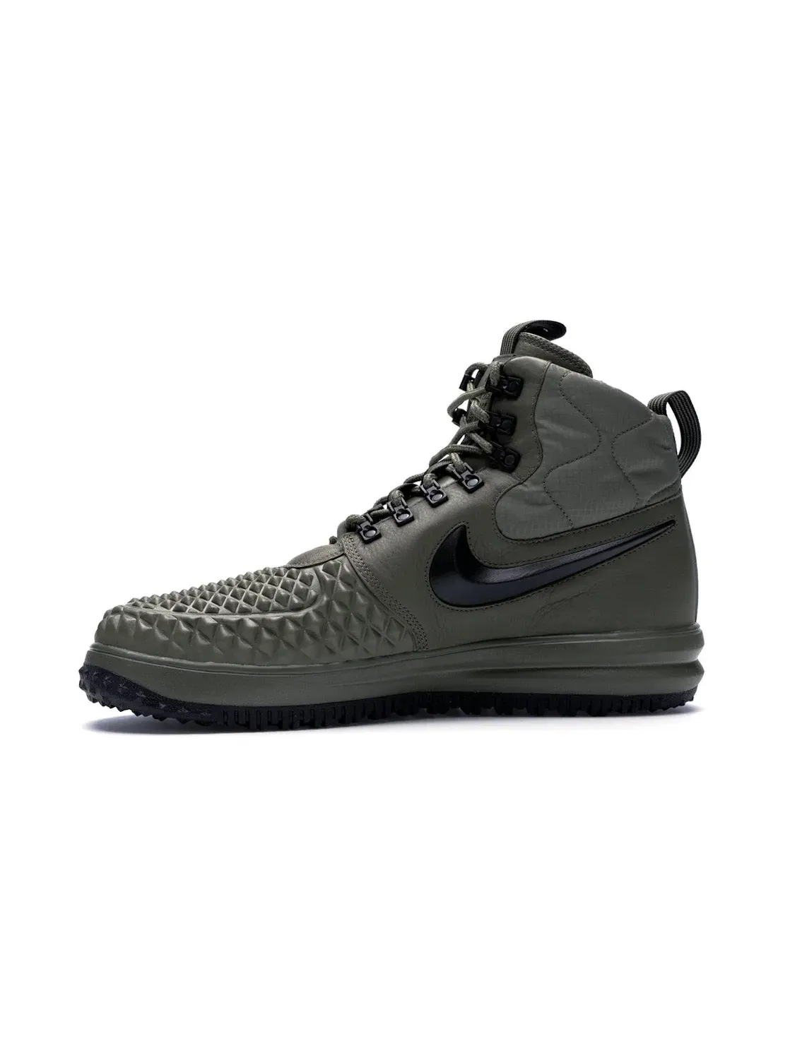 Мужские ботинки водонепроницаемые Nike Lunar Force 1 Duckboot — изображение 3 из 4, оливковый/черный-серый