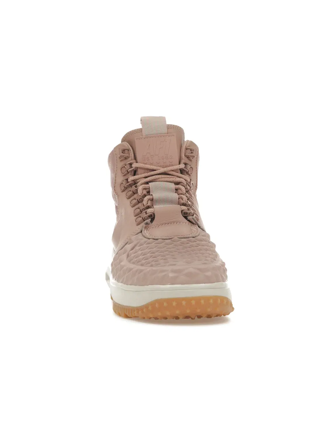 Женские ботинки с высоким берцем Nike Lunar Force 1 Duckboot — изображение 2 из 4, розовый/розовый-черный