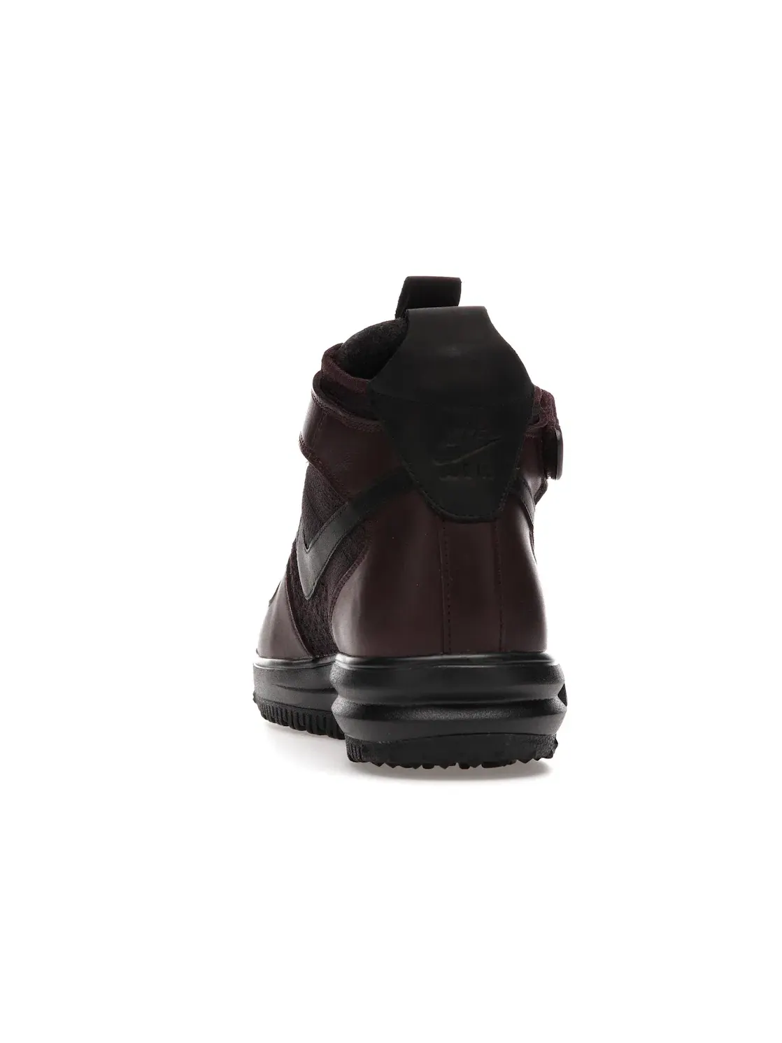 Мужские ботинки с высоким верхом Nike Lunar Force 1 Flyknit Workboot — изображение 4 из 4, глубокий бордовый/черный