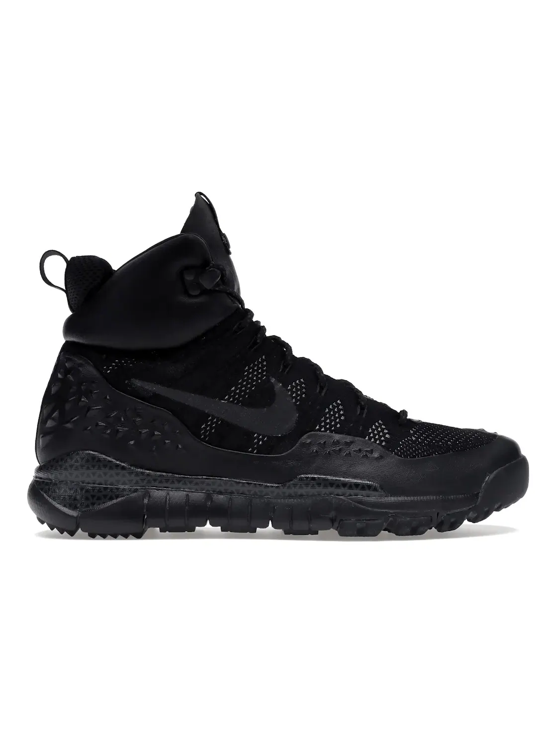 Мужские ботинки с высоким берцем Nike Lupinek Flyknit ACG Nike — изображение 1 из 4, черный/черный