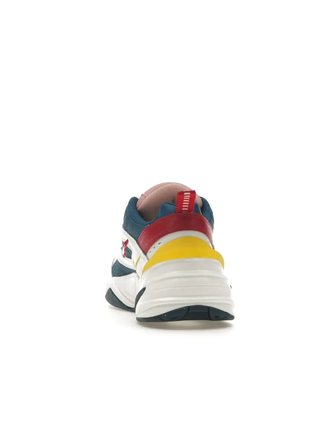 Женские кроссовки с массивной подошвой Nike M2K Tekno Nike — изображение 4 из 4, синий/белый-желтый