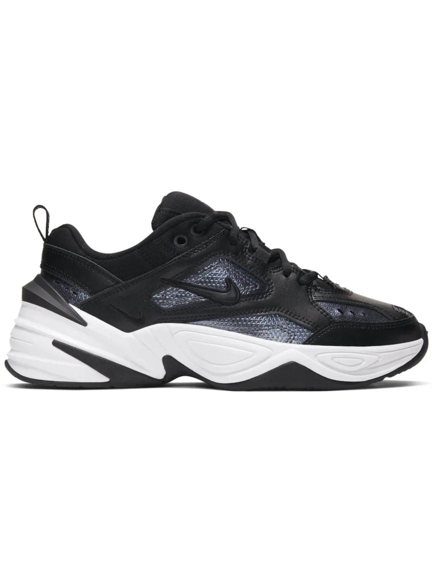 Женские кроссовки с массивной подошвой Nike M2K Tekno ESS — изображение 1 из 1, черный/черный/металлик