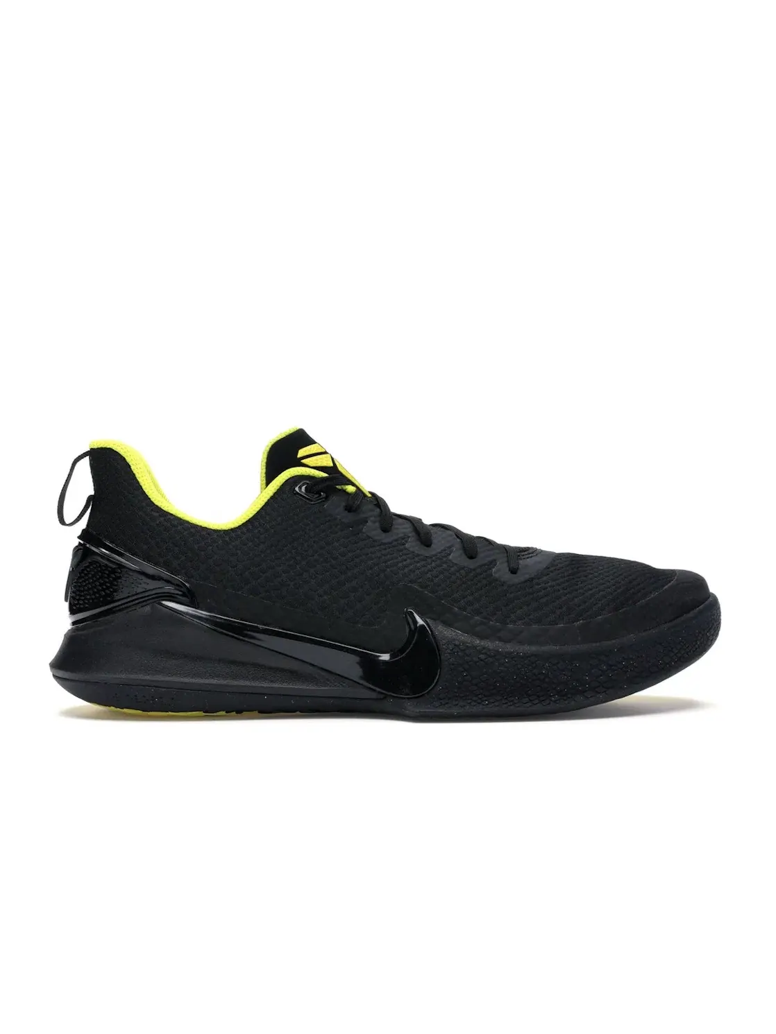 Мужские кроссовки для баскетбола Nike Mamba Focus — изображение 1 из 4, черный/черный--желтый