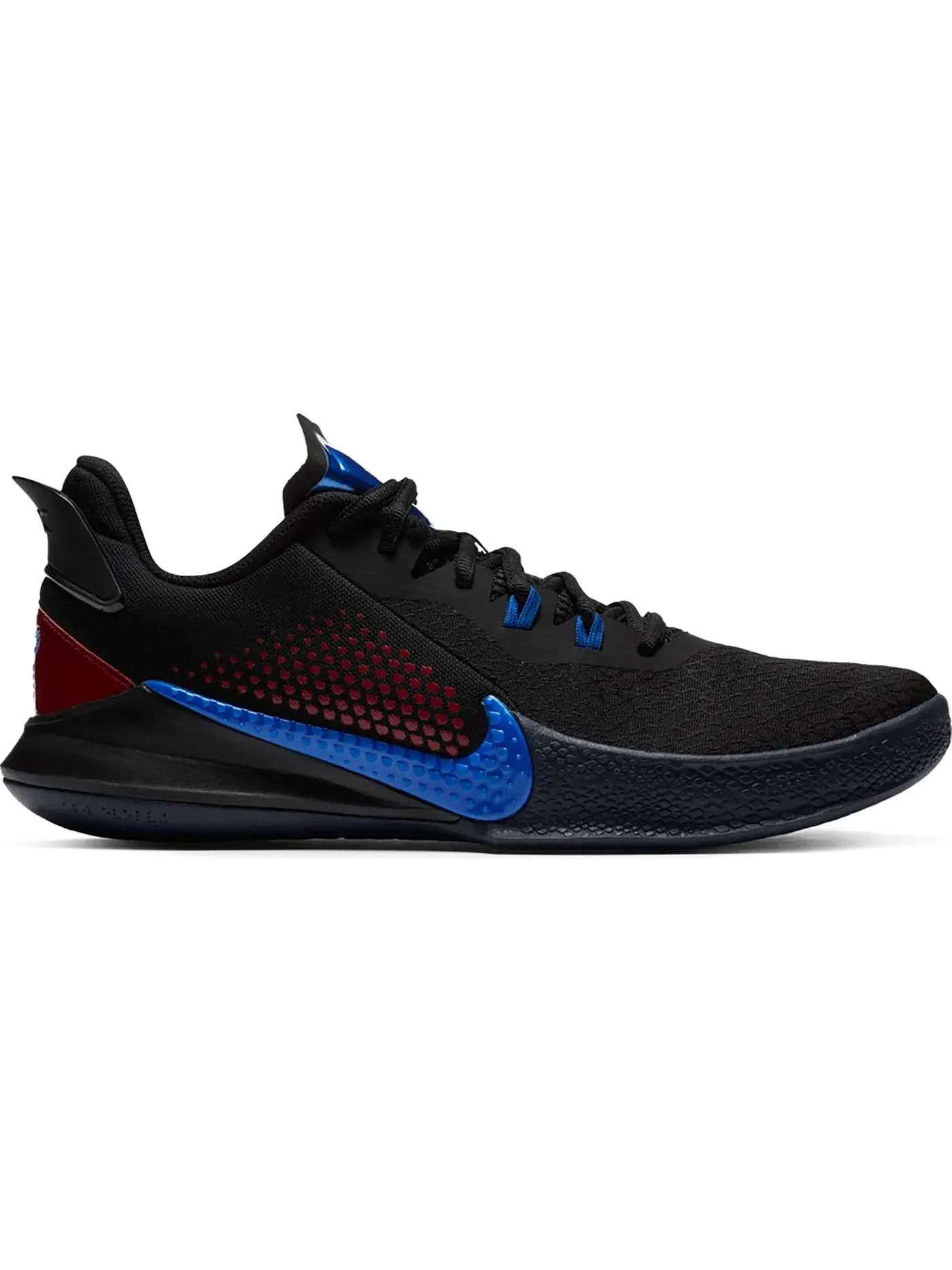 Мужские кроссовки для баскетбола Nike Mamba Fury — изображение 1 из 1, черный/красный--синий