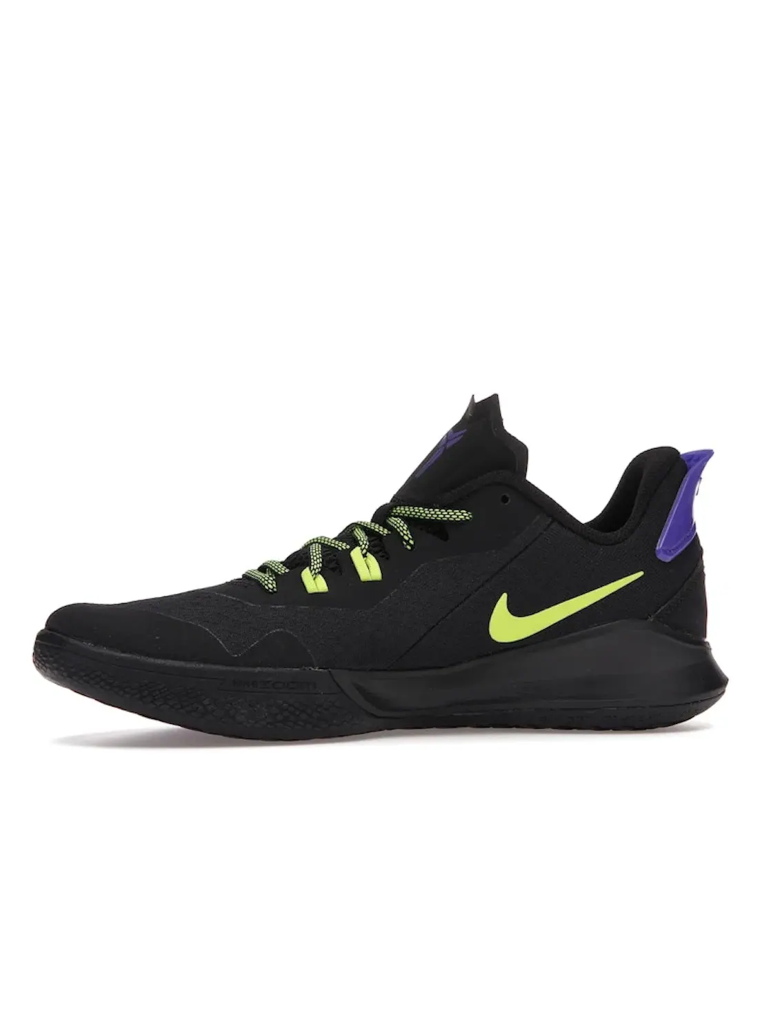 Мужские кроссовки для баскетбола Nike Mamba Fury — изображение 3 из 4, черный/фиолетовый