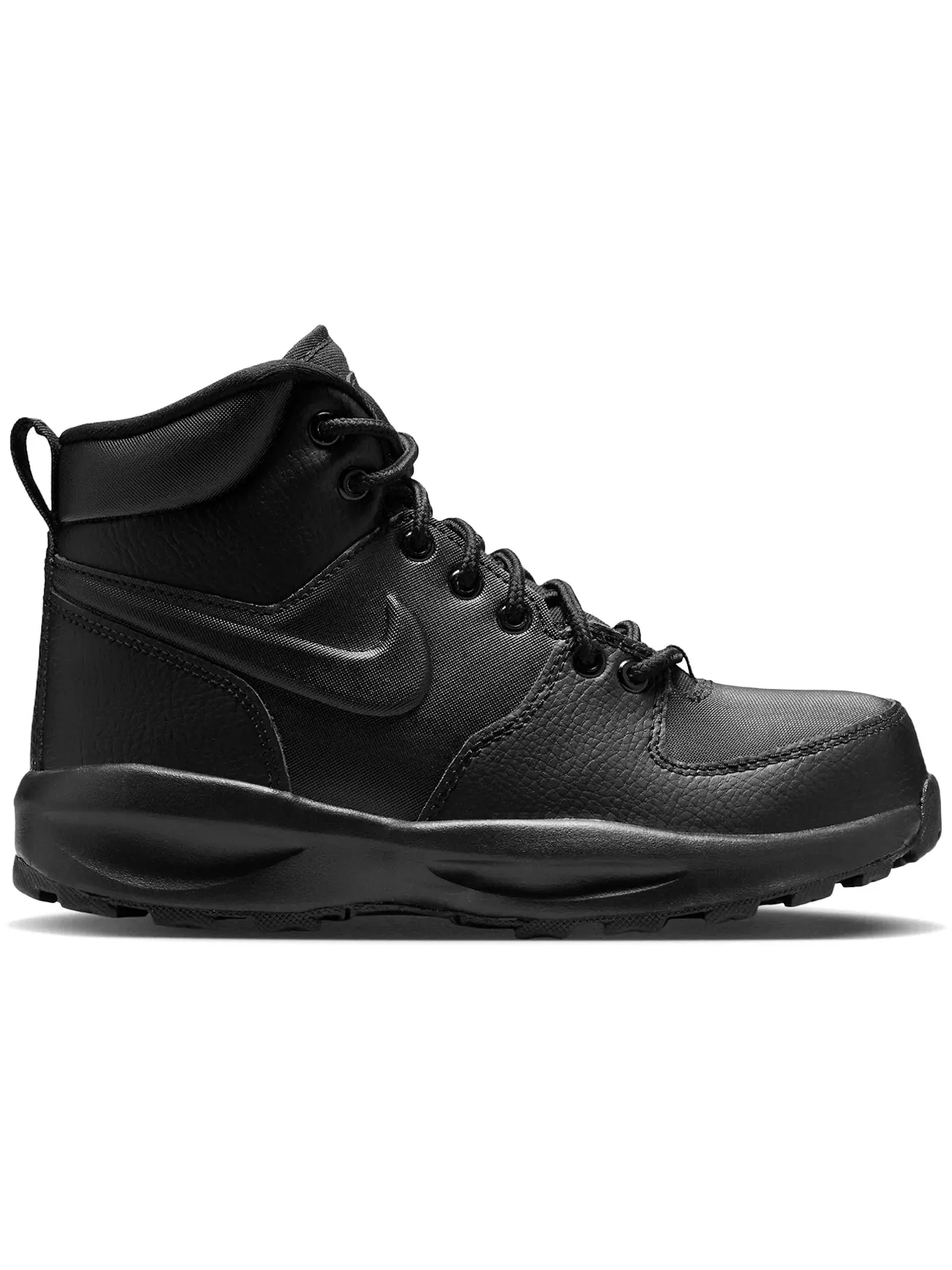Детские ботинки с высоким берцем Nike Manoa 17 — изображение 1 из 1, черный/черный/черный