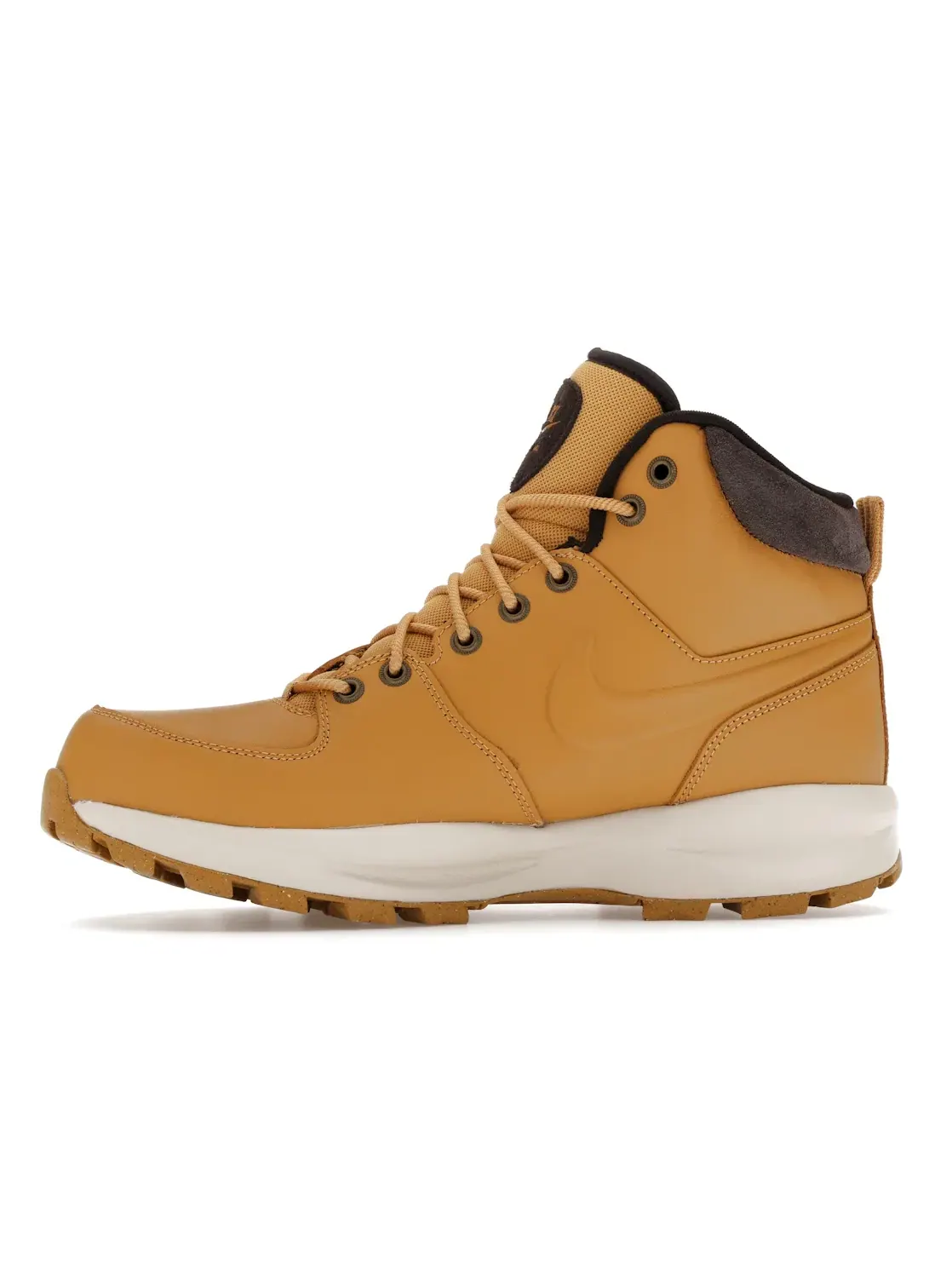 Мужские ботинки кожаные Nike Manoa Leather — изображение 3 из 4, коричневый