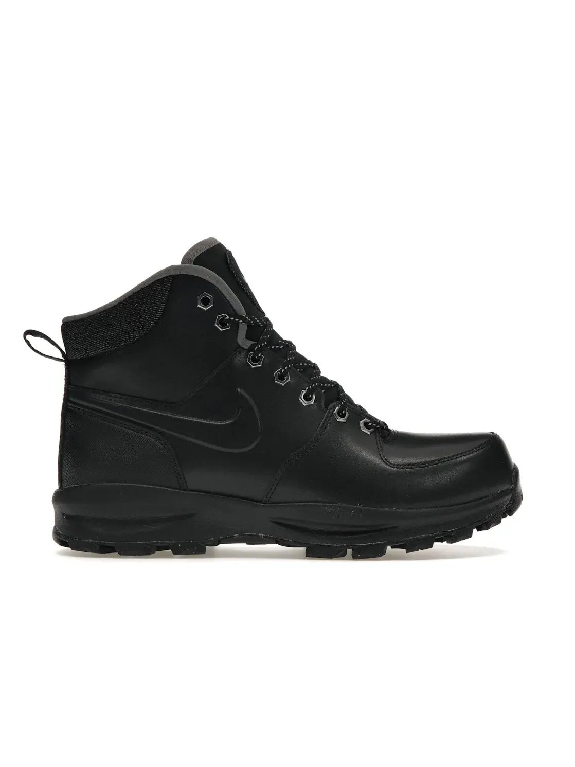 Мужские ботинки с высоким берцем Nike Manoa Leather SE — изображение 1 из 4, черный//черный