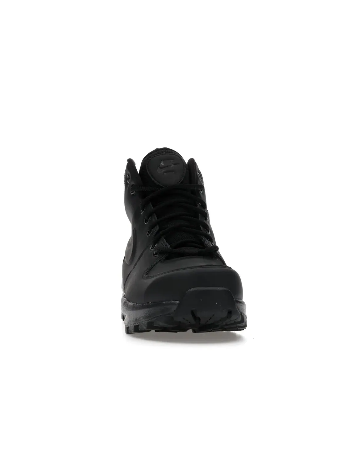 Мужские ботинки кожаные Nike Manoa Leather — изображение 2 из 4, черный/черный/черный