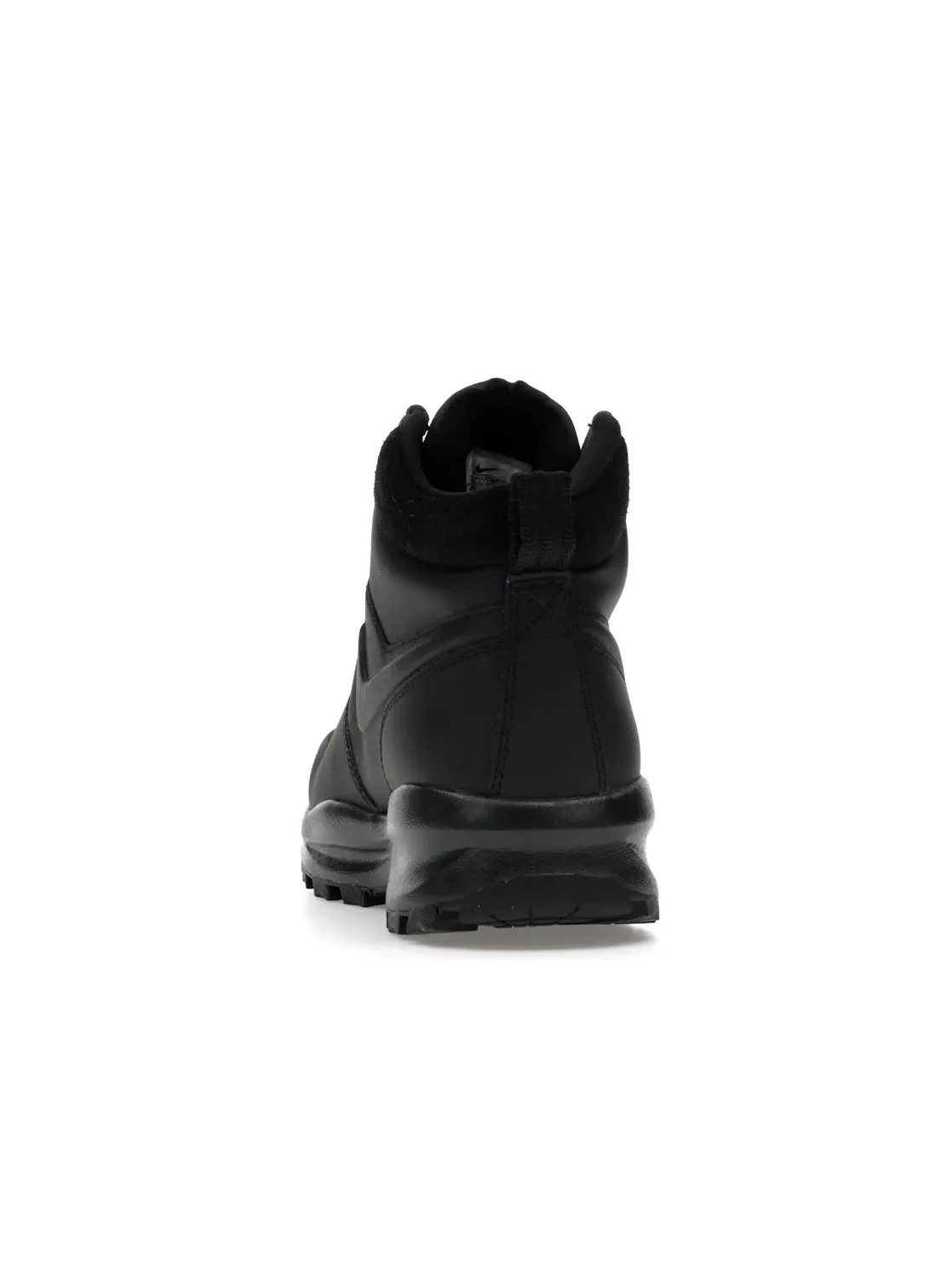 Мужские ботинки кожаные Nike Manoa Leather — изображение 4 из 4, черный/черный/черный