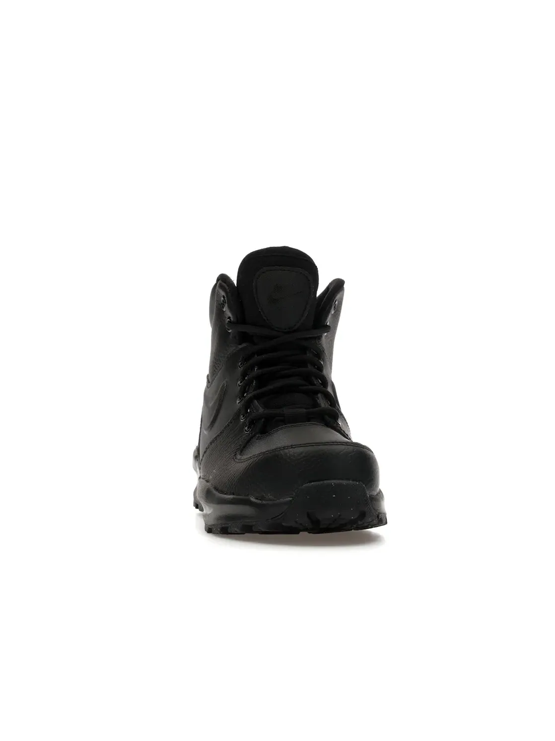 Детские ботинки кожаные Nike Manoa Leather Nike — изображение 2 из 4, черный/черный/черный