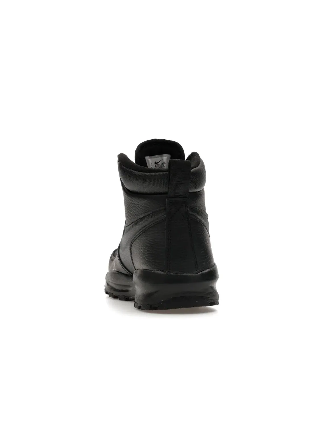 Детские ботинки кожаные Nike Manoa Leather Nike — изображение 4 из 4, черный/черный/черный