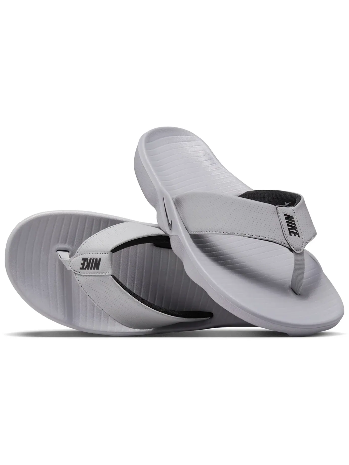 Мужские шлепанцы Nike Marina Flip Flop — изображение 1 из 1, светлый серый/черный