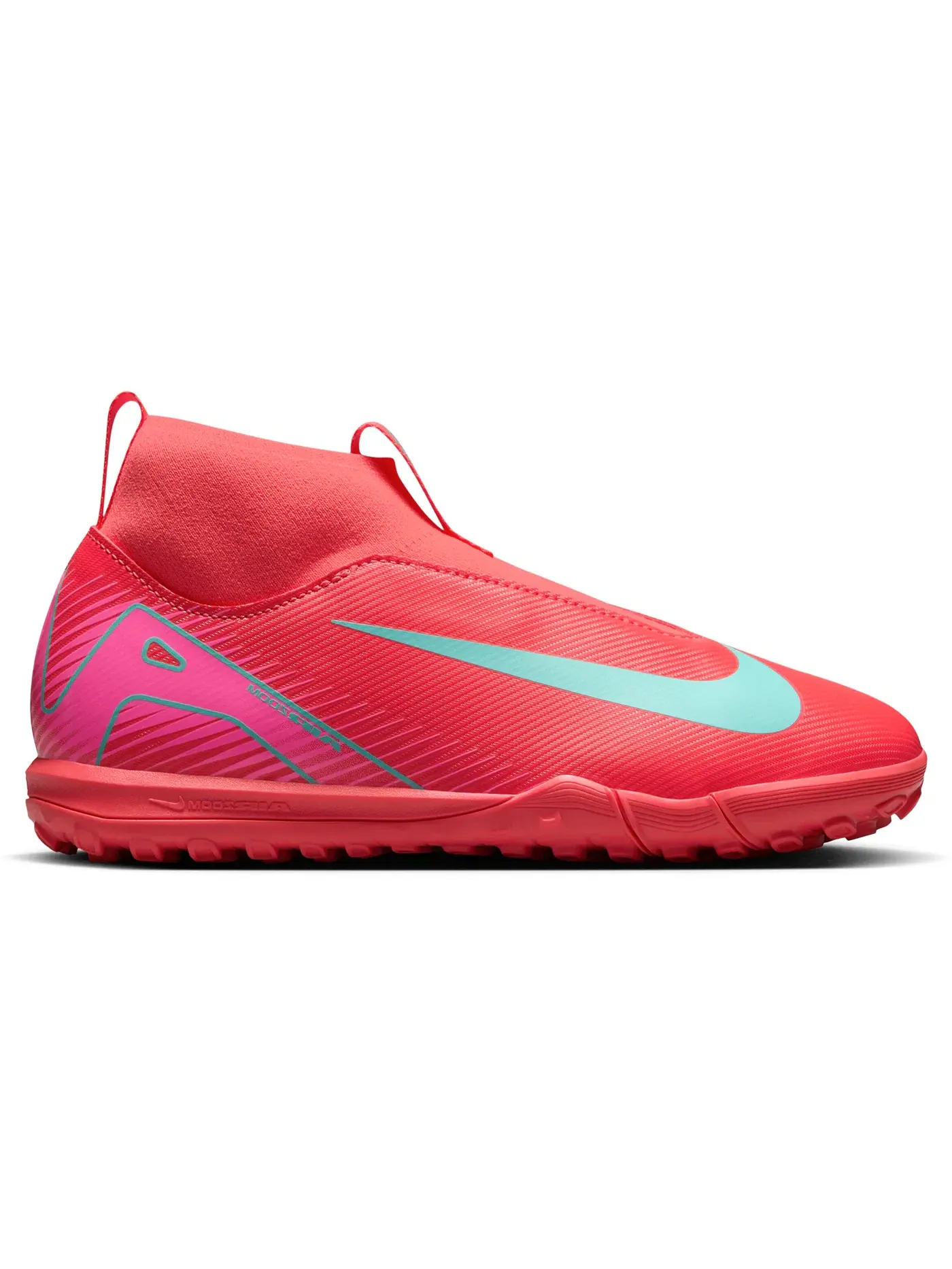 Детские кроссовки для футбола с принтом Nike Mercurial Superfly 10 Academy TF — изображение 1 из 1, зеленый