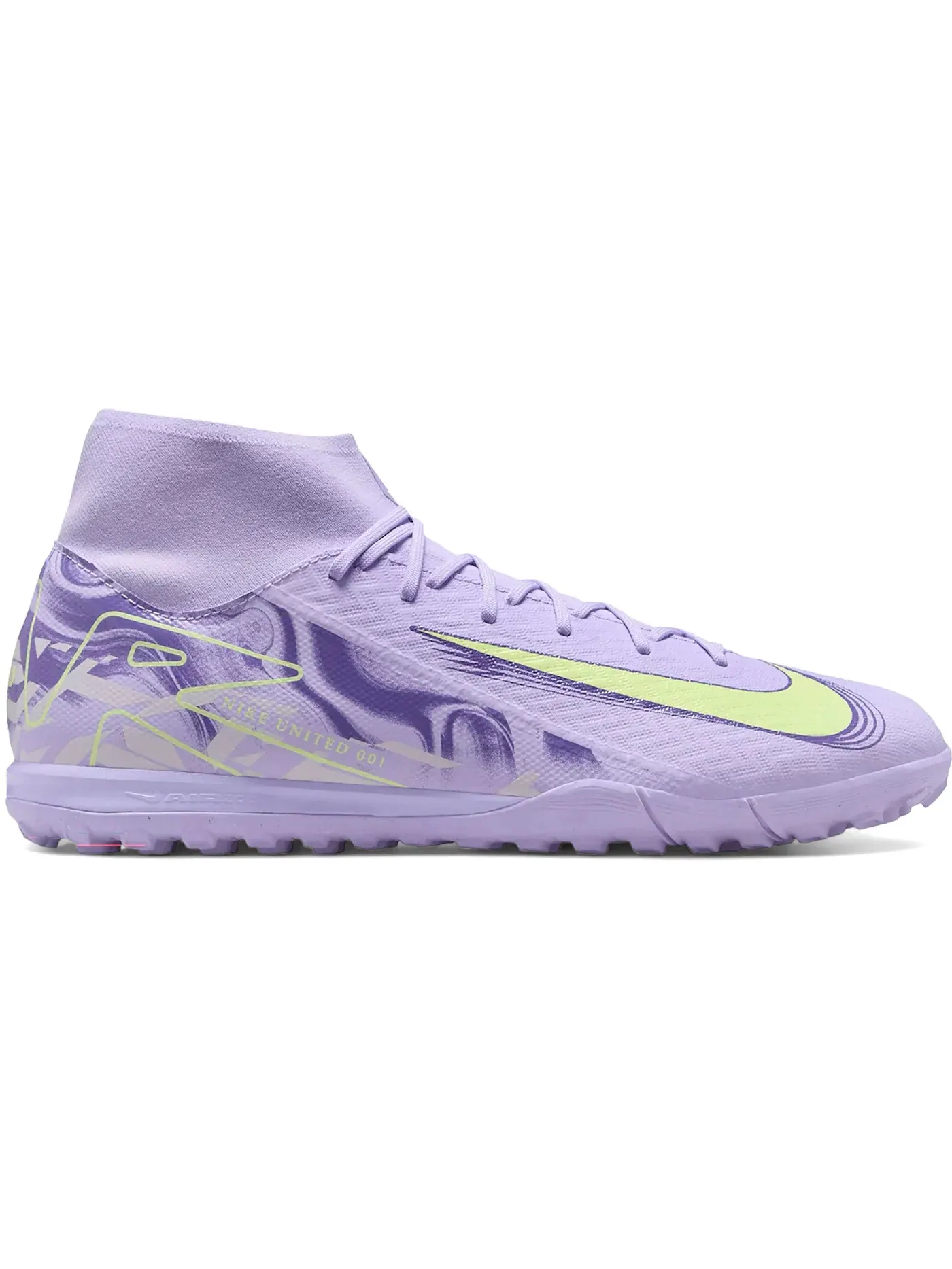 Мужские кроссовки для футбола Nike Mercurial Superfly 10 Academy TF — изображение 1 из 1, фиолетовый