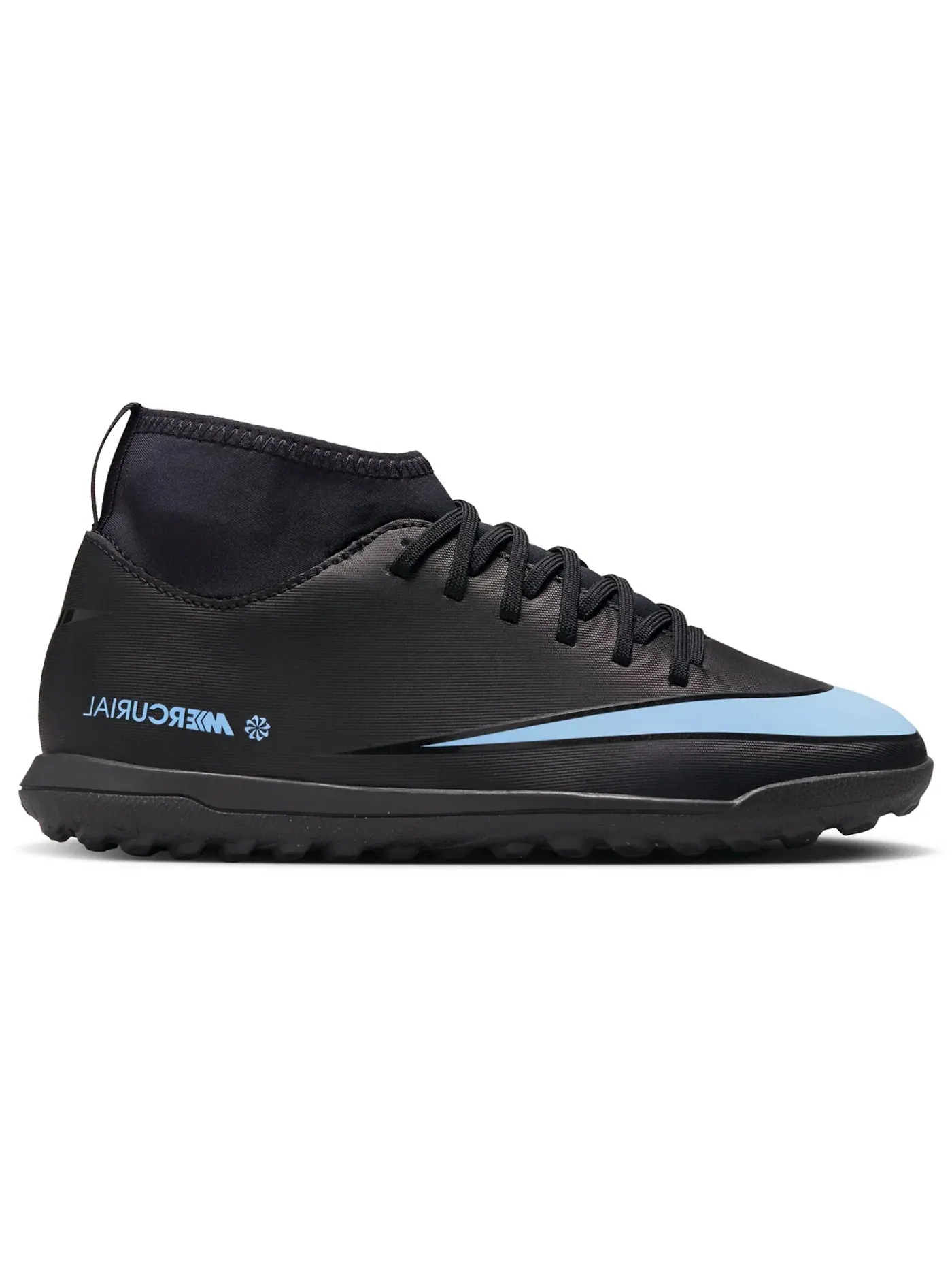 Детские кроссовки Nike Mercurial Superfly 10 Club TF — изображение 1 из 1, черный/черный