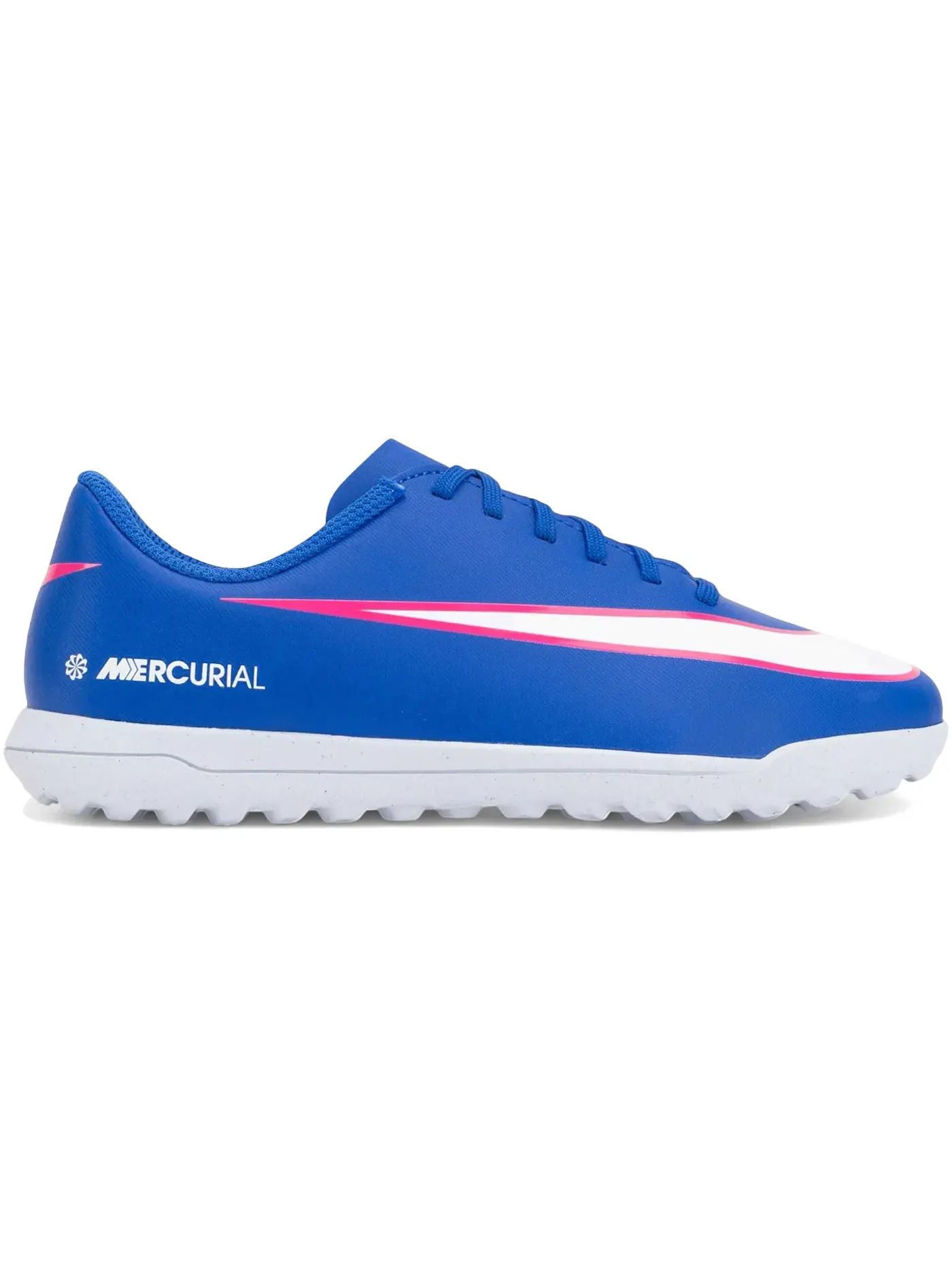 Детские кроссовки для мальчиков с принтом Nike Mercurial Vapor 16 Club TF — изображение 1 из 1, синий/черный