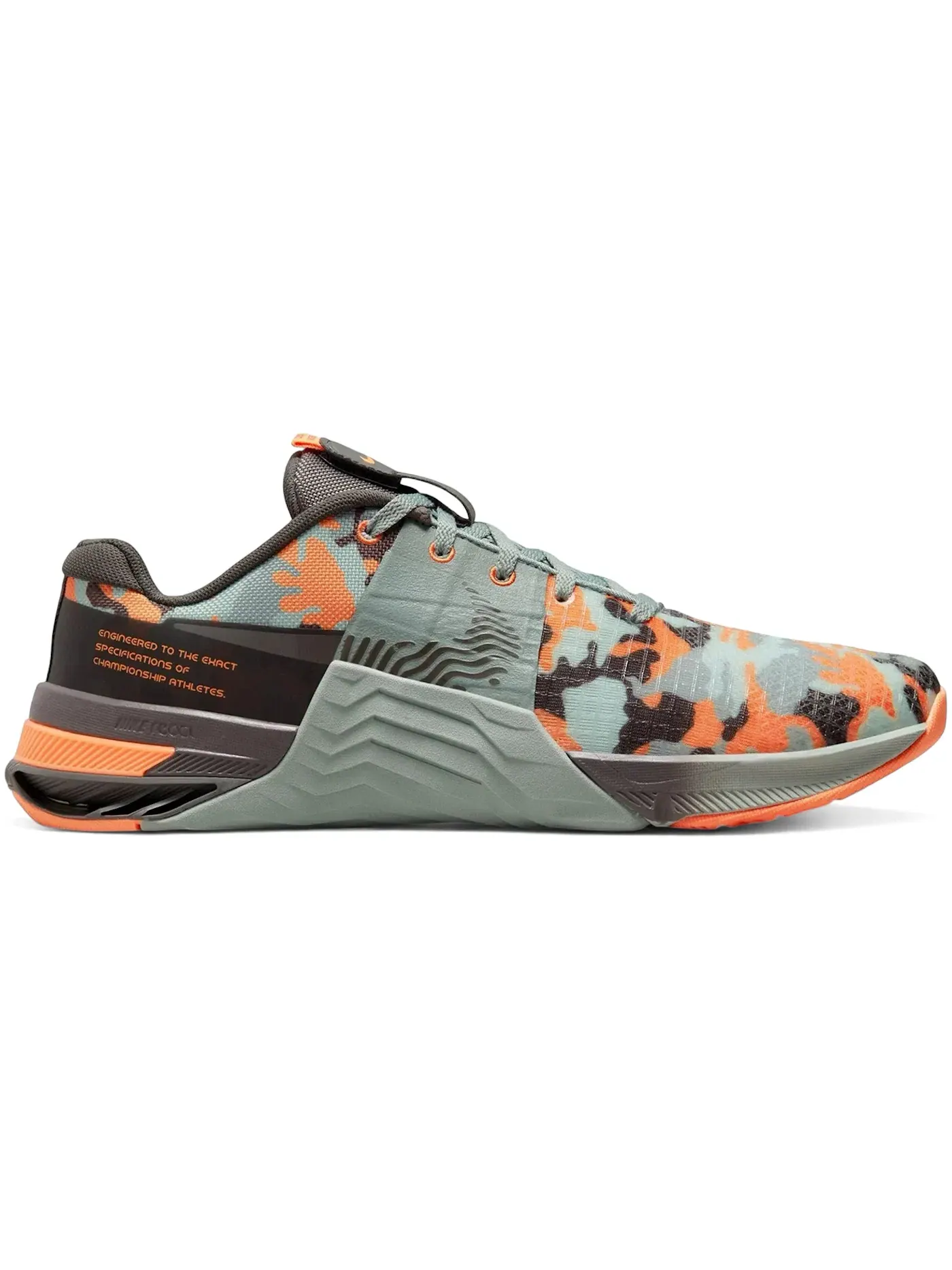 Мужские кроссовки для тренировок Nike Metcon 8 AMP — изображение 1 из 1, зеленый//оранжевый