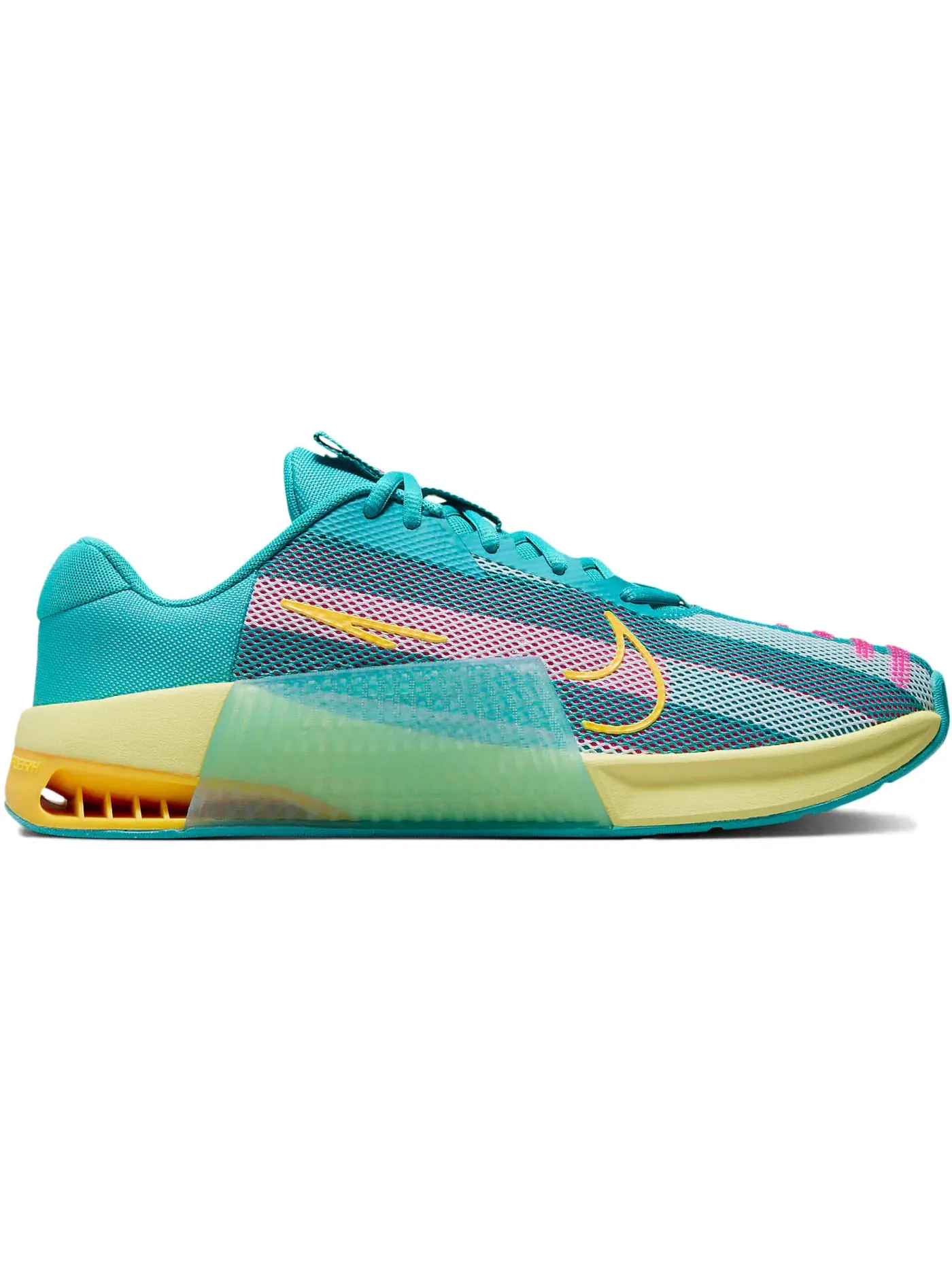 Мужские кроссовки для тренировок Nike Metcon 9 AMP — изображение 1 из 1, синий/оранжевый/розовый