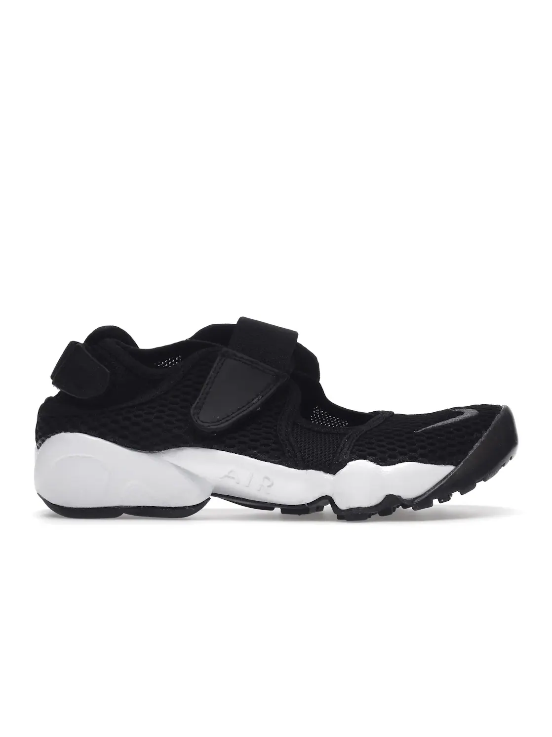 Женские кроссовки с разрезным носком Nike Air Rift Breathe — изображение 1 из 4, черный/серый-белый