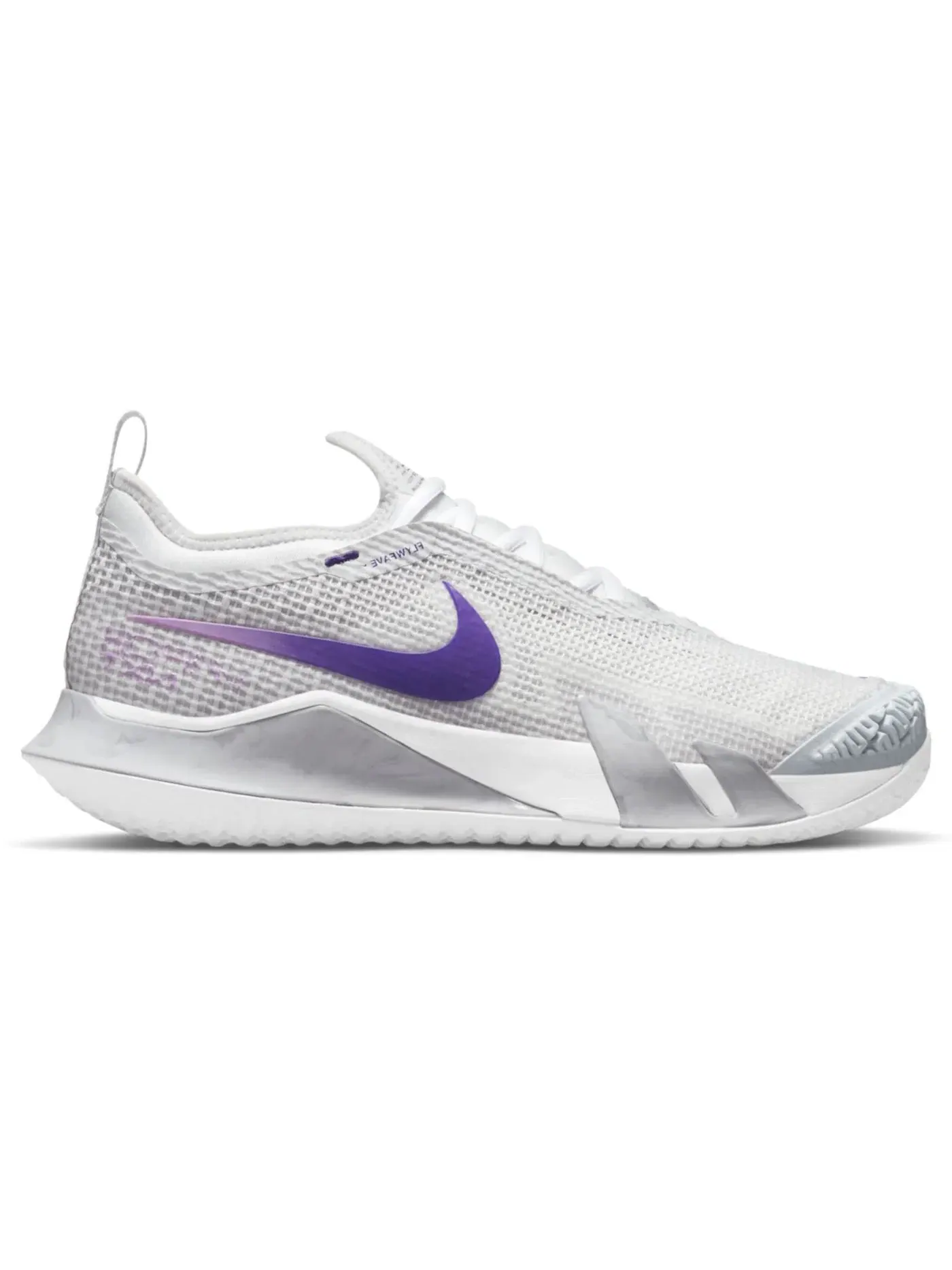 Женские кроссовки с технологией React Nike Court React Vapor NXT Nike — изображение 1 из 1, серый/фиолетовый