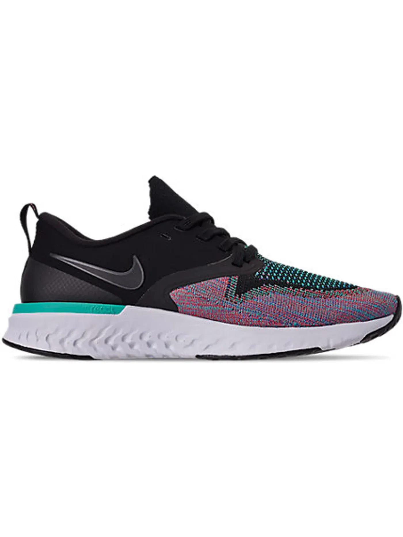 Женские кроссовки для повседневной носки Nike Odyssey React 2 Flyknit Nike — изображение 1 из 1, черный/черный