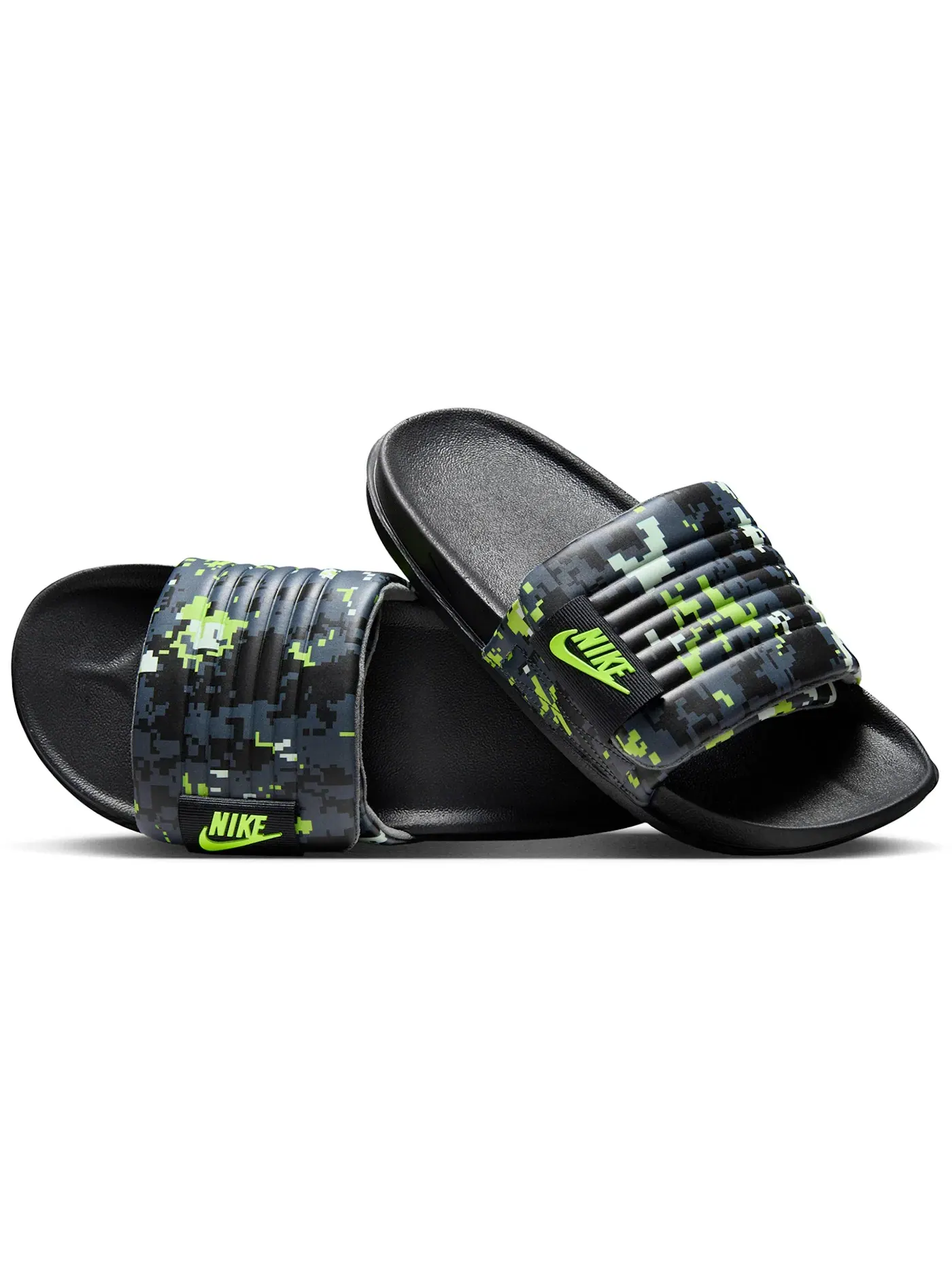 Мужские шлепанцы Nike Offcourt Adjust Slide — изображение 1 из 1, черный/серый