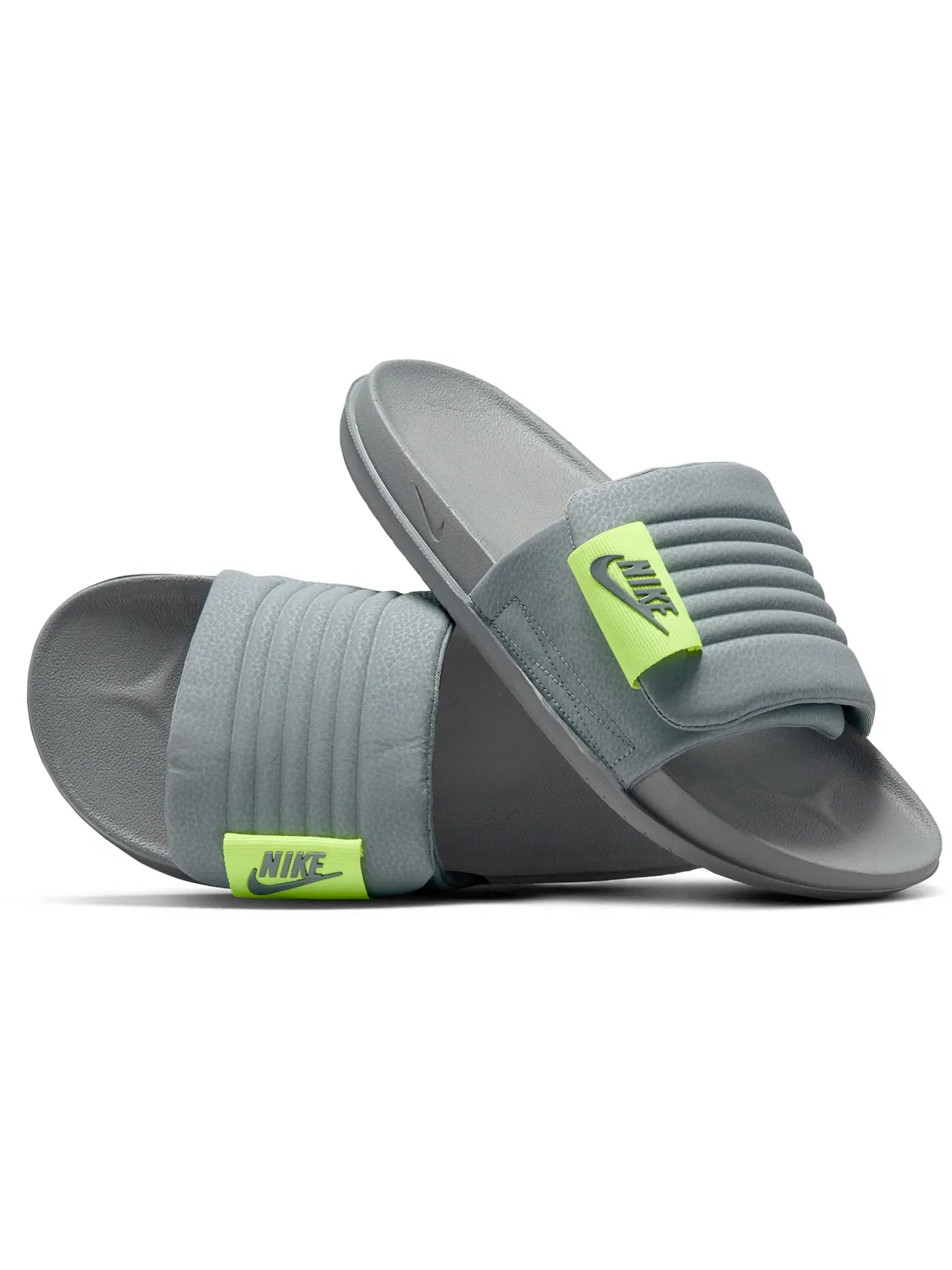 Мужские шлепанцы с регулируемым ремешком Nike Offcourt Adjust Slide — изображение 1 из 1, серый//серый