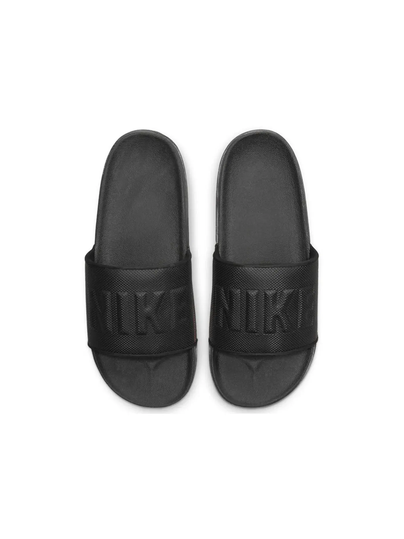 Мужские шлепанцы с ремешком Nike OffCourt Slide — изображение 2 из 2, черный/красный/черный